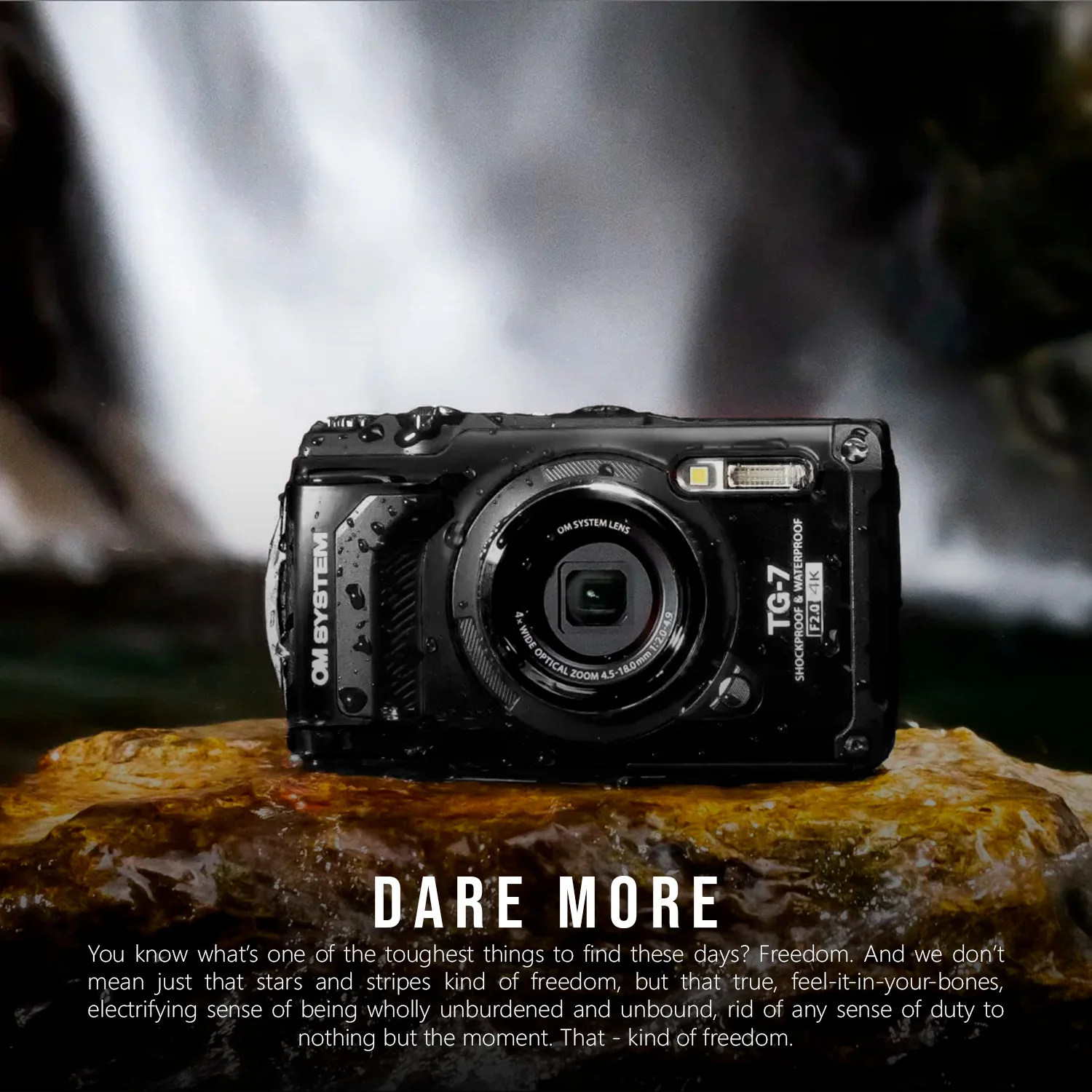 Olympus Tough TG-7 12 MP Digital Camera with F2.0 Lens and TruePic VIII Image Processor (Black) - Image 3