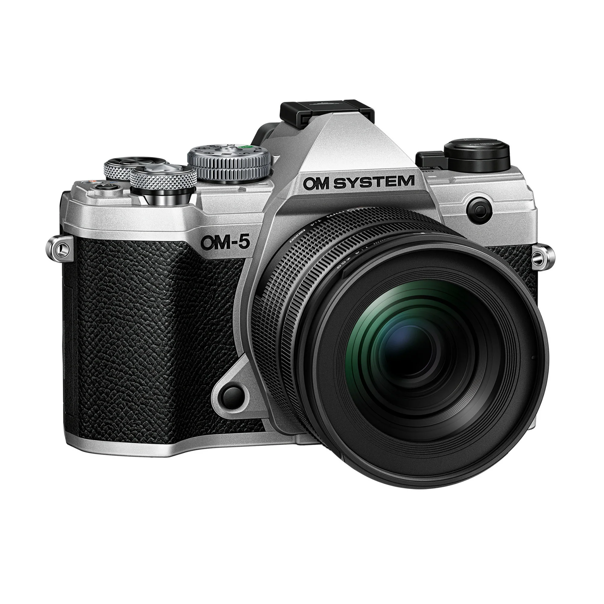 Olympus OM System OM-5 Camera Body with 12-45mm Lens (Silver) - Image 2