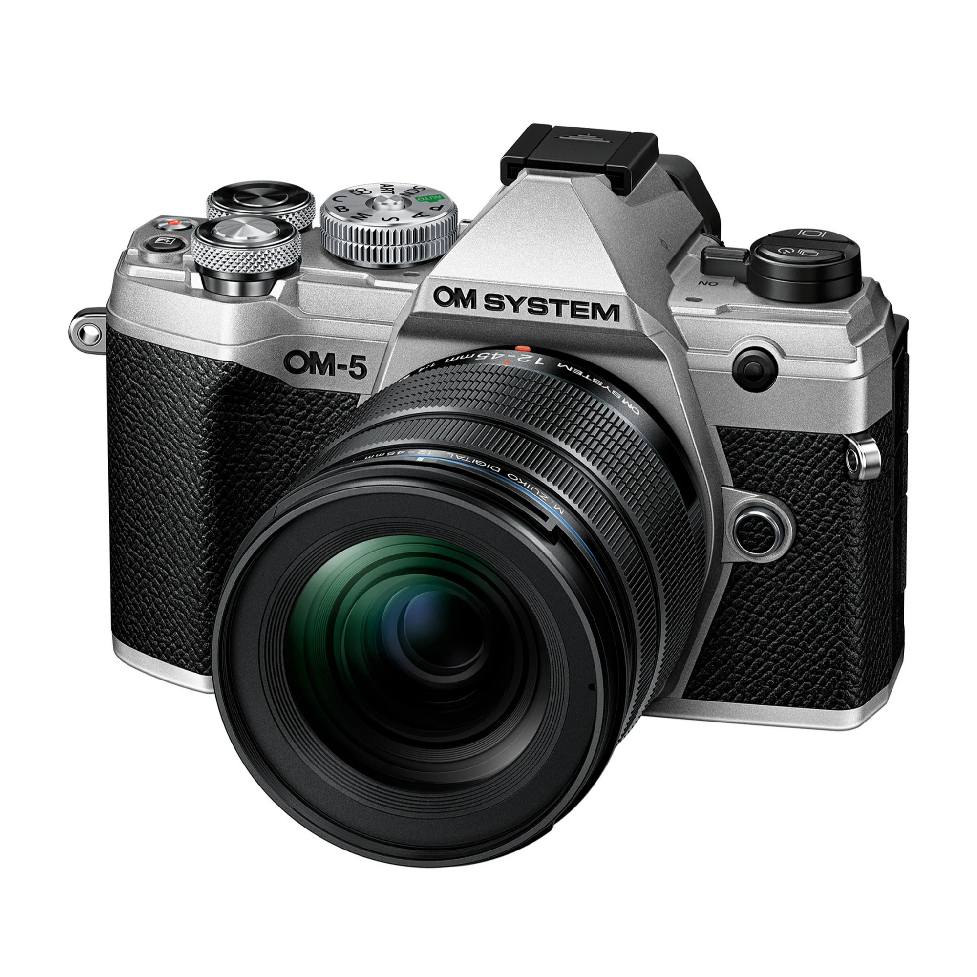Olympus OM System OM-5 Camera Body with 12-45mm Lens (Silver) - Image 3