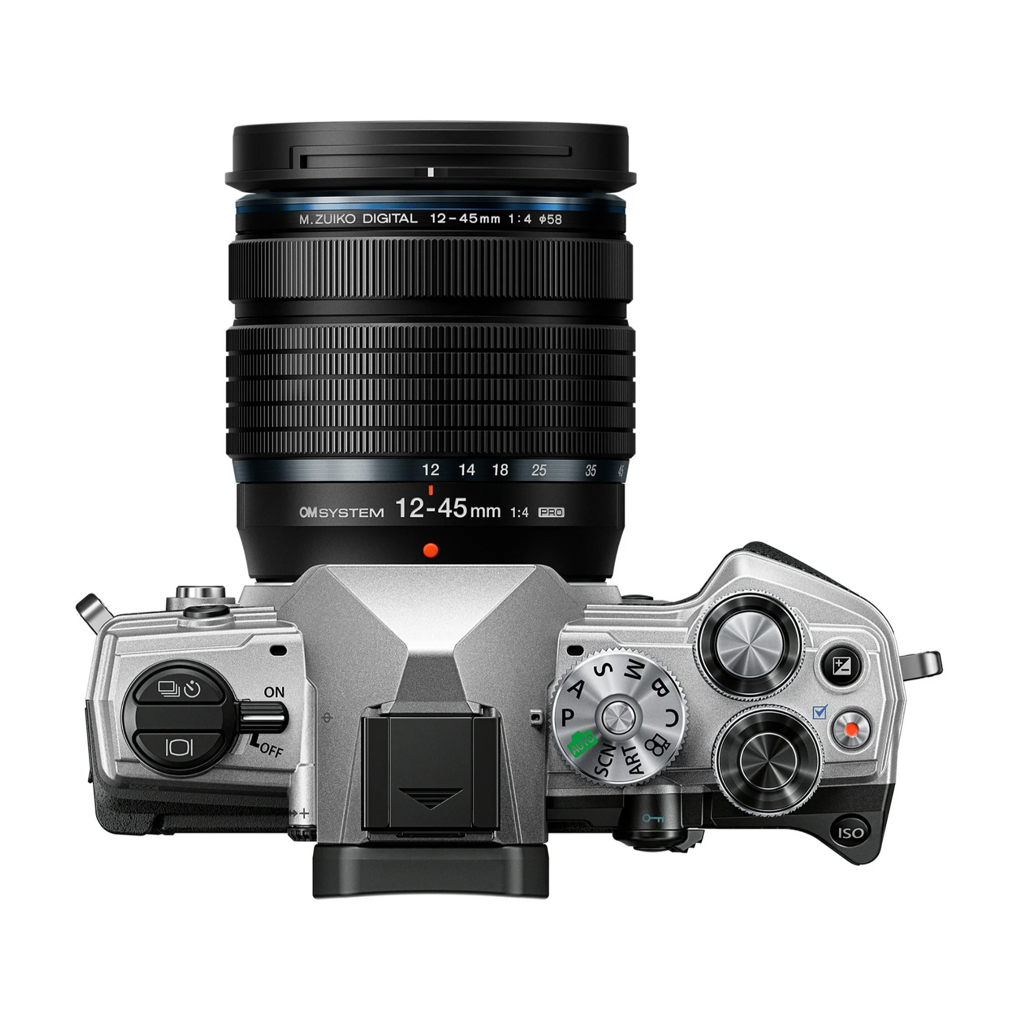 Olympus OM System OM-5 Camera Body with 12-45mm Lens (Silver) - Image 4