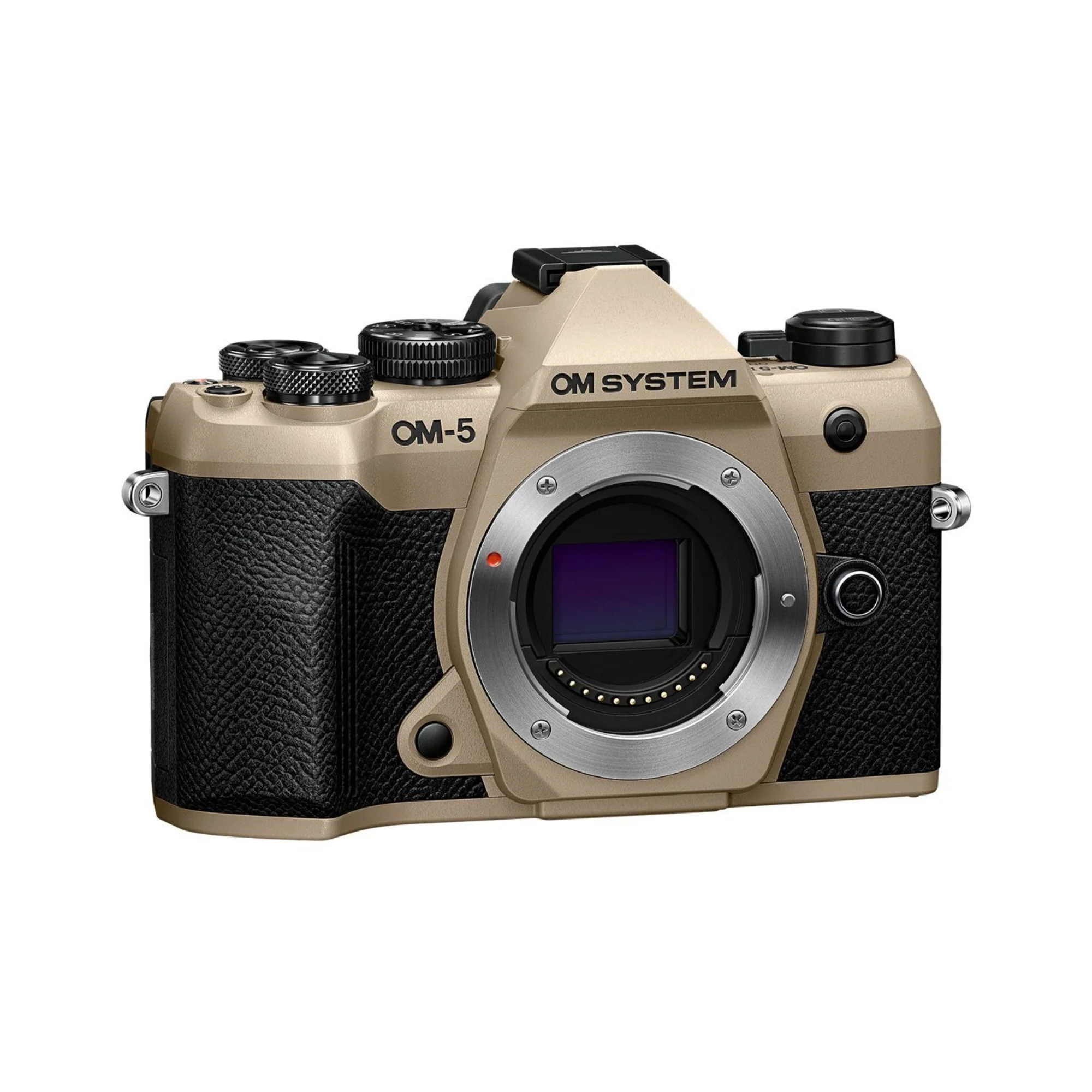 OM SYSTEM OM-5 Mark II High Autofocus 4K Video Mirrorless Camera (Sand Beige) - Image 4