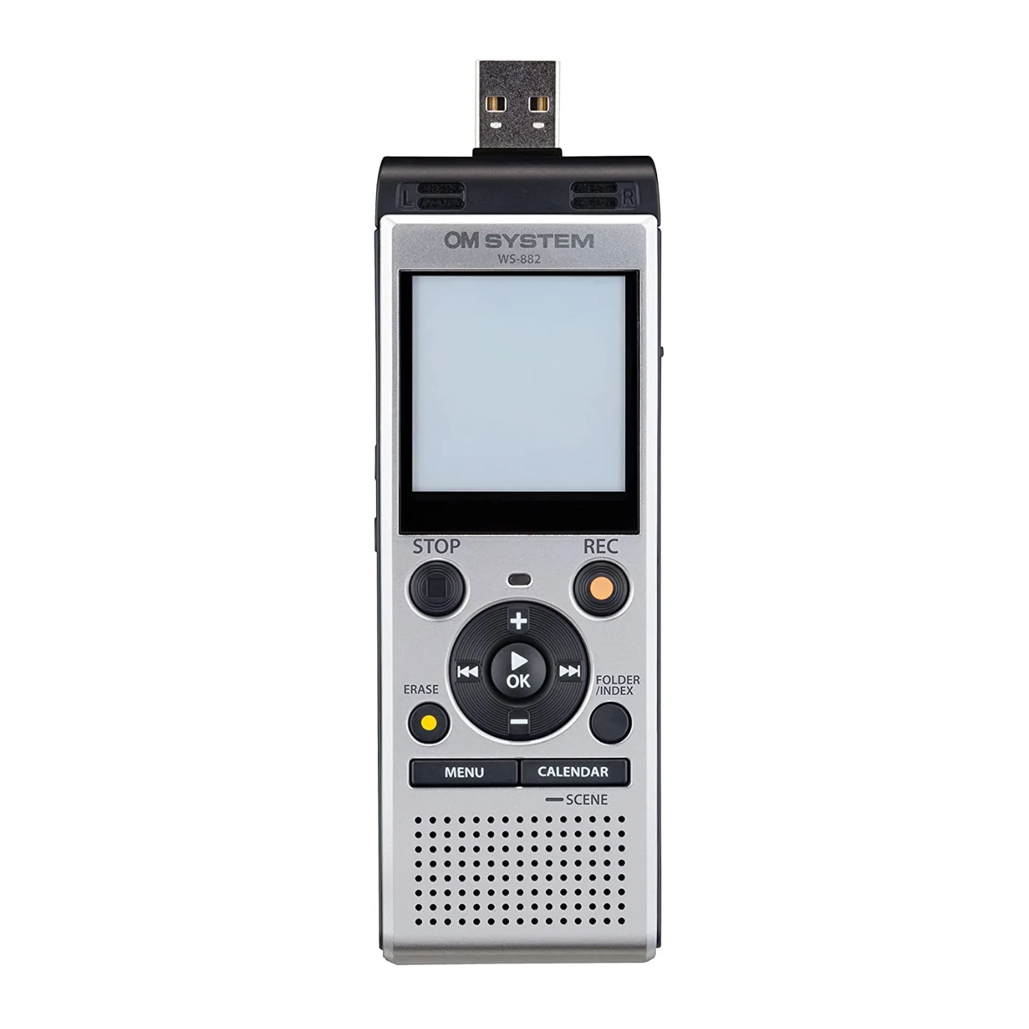 Olympus WS-882 Digital Voice Recorder (Silver and Black) - Image 6