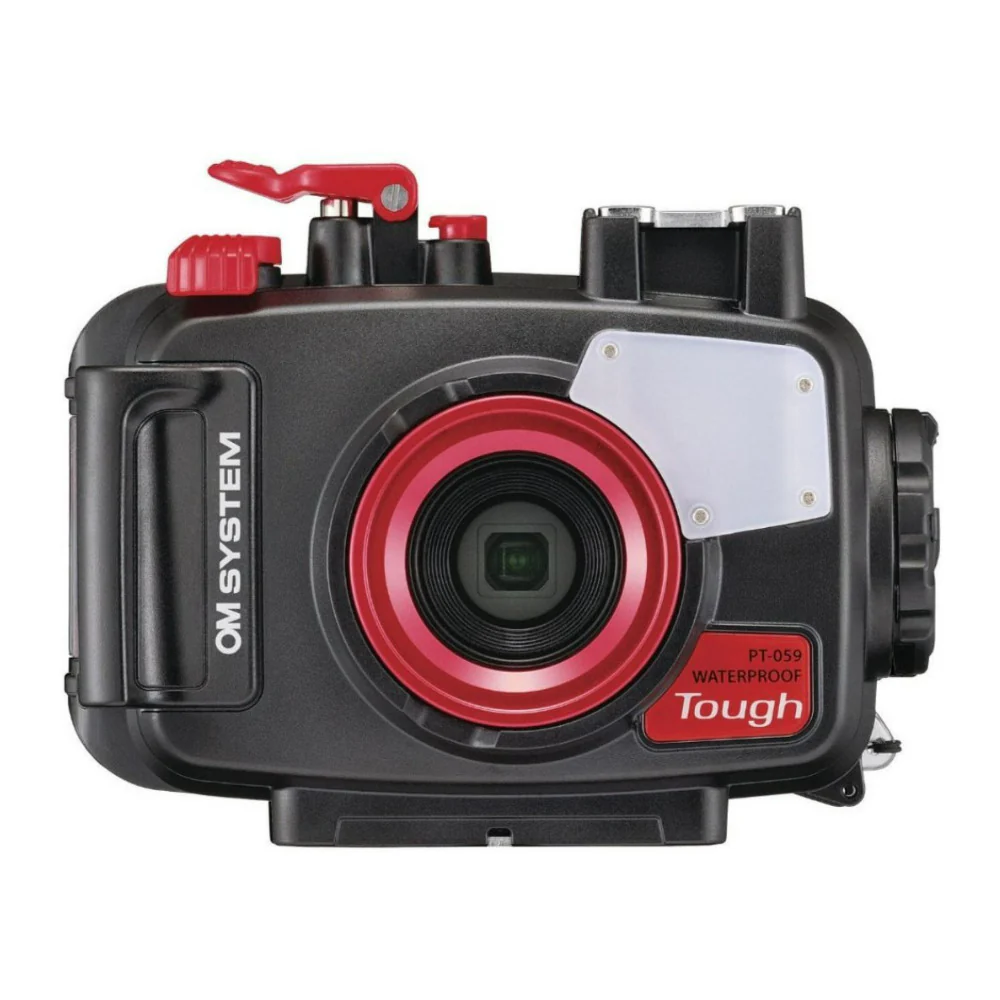 OM SYSTEM PT-059 Underwater Camera Housing for TG-6 and TG-7 Cameras (Red and Black) - Image 2