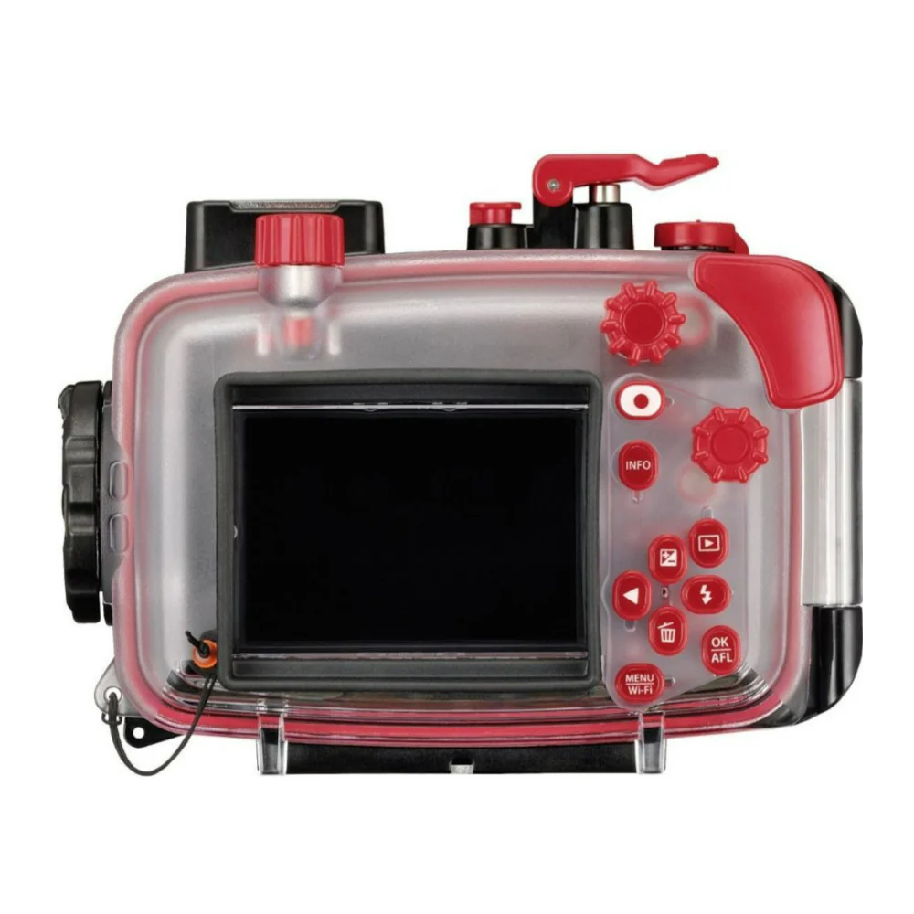 OM SYSTEM PT-059 Underwater Camera Housing for TG-6 and TG-7 Cameras (Red and Black) - Image 4