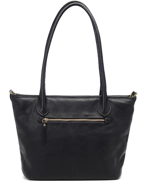 ONA Leather Capri Camera and Laptop Shoulder Tote Bag (Black) - Image 3