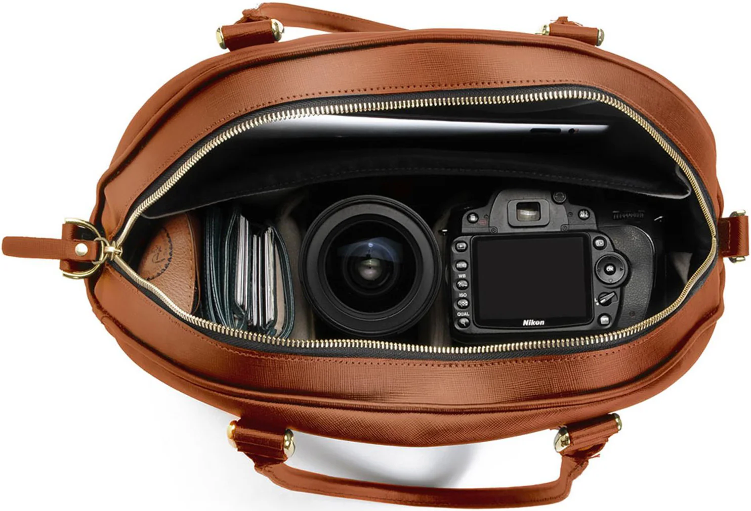 ONA Chelsea Camera Bag (Cognac Brown) - Image 5