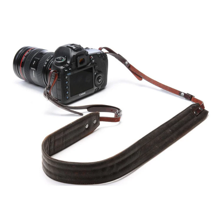 ONA Leather Presidio Camera Strap (Dark Truffle Brown) - Image 2