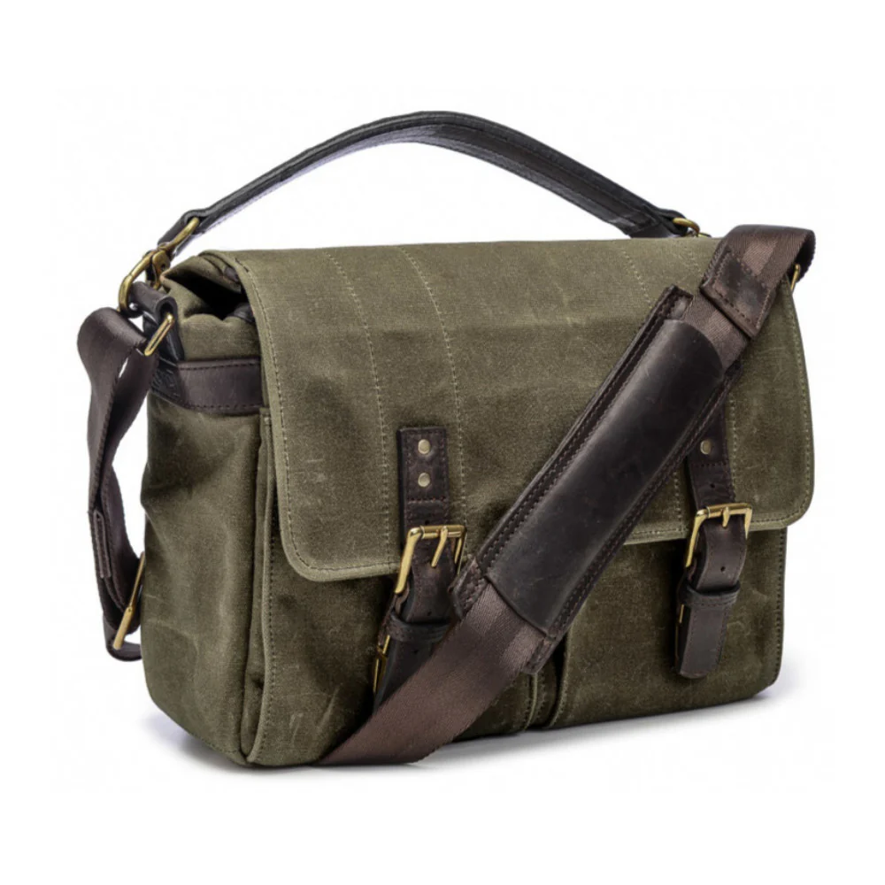 ONA Prince Street Camera/Laptop Messenger Bag (Olive Green) - Image 2