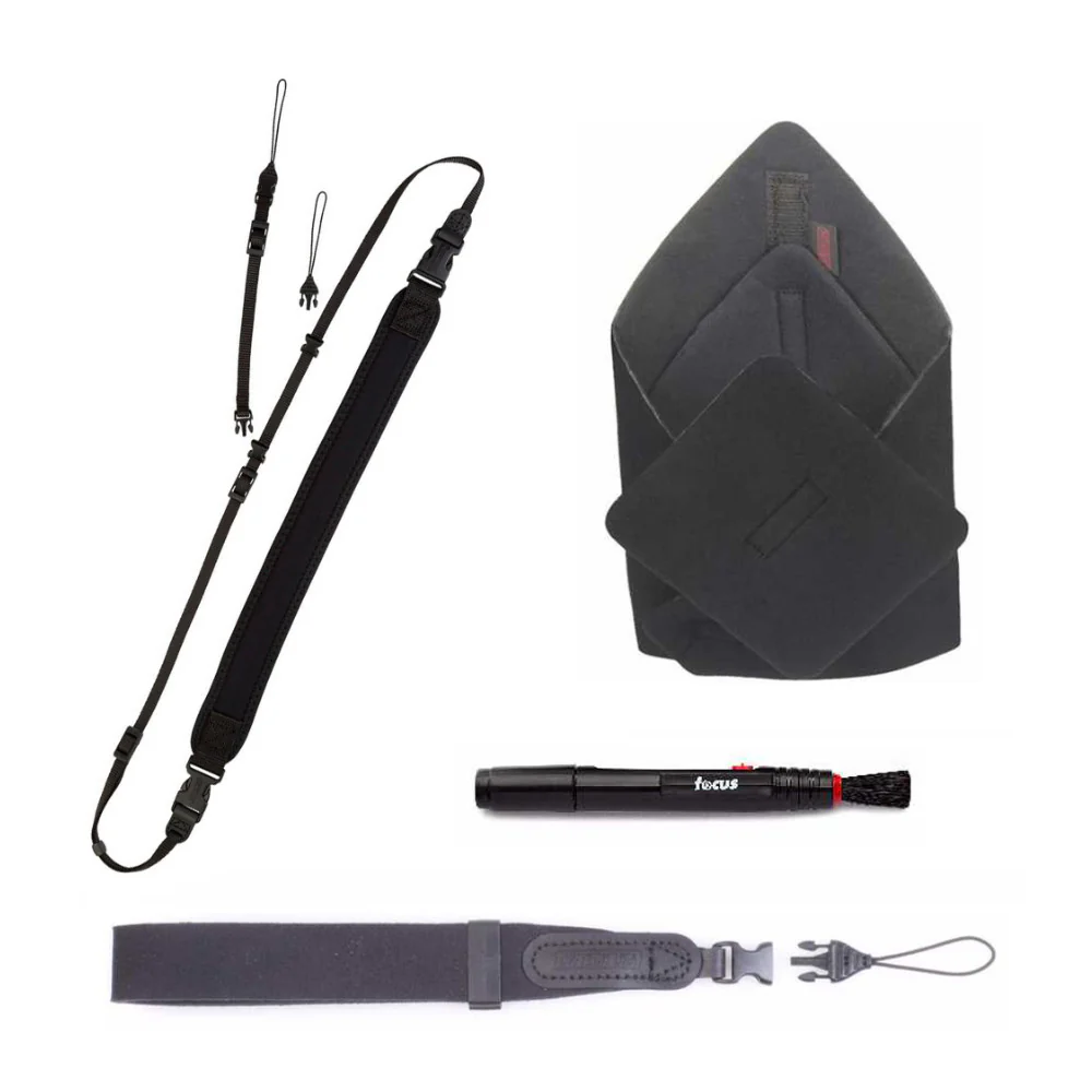 OpTech Mirrorless Sling Style Strap with Wrist Strap, Soft Wrap and Lens Cleaning Pen