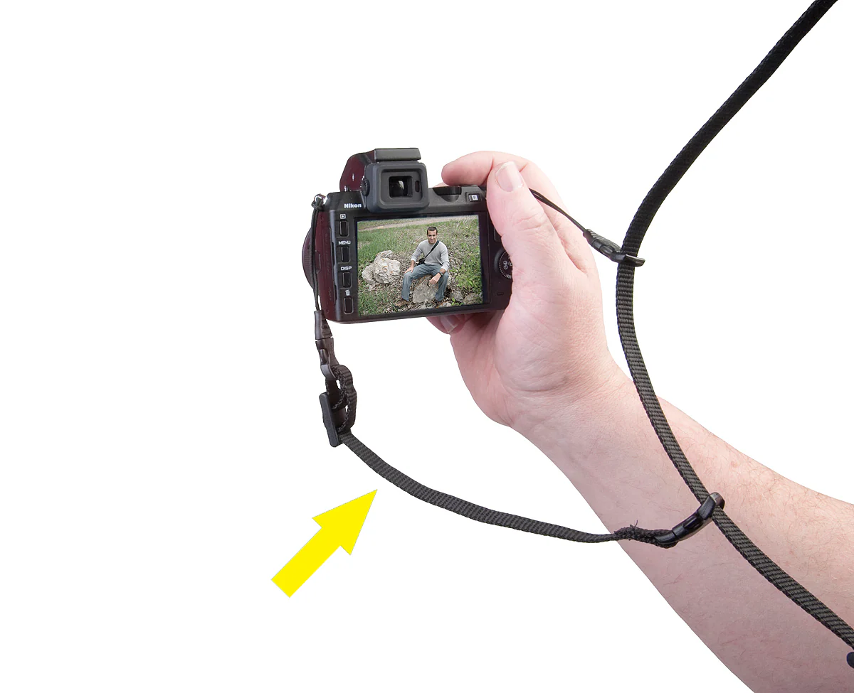 OpTech Mirrorless Sling Style Strap with Wrist Strap, Soft Wrap and Lens Cleaning Pen - Image 8