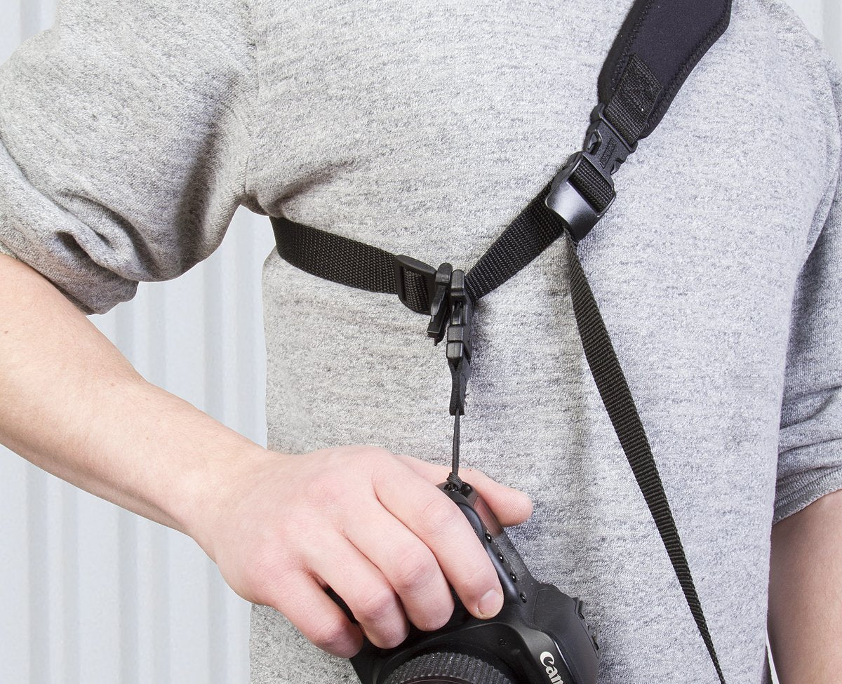 OP/TECH Utility Sling Camera Strap, XL, and Soft DSLR Pouch (D-Midsize) Kit - Image 4