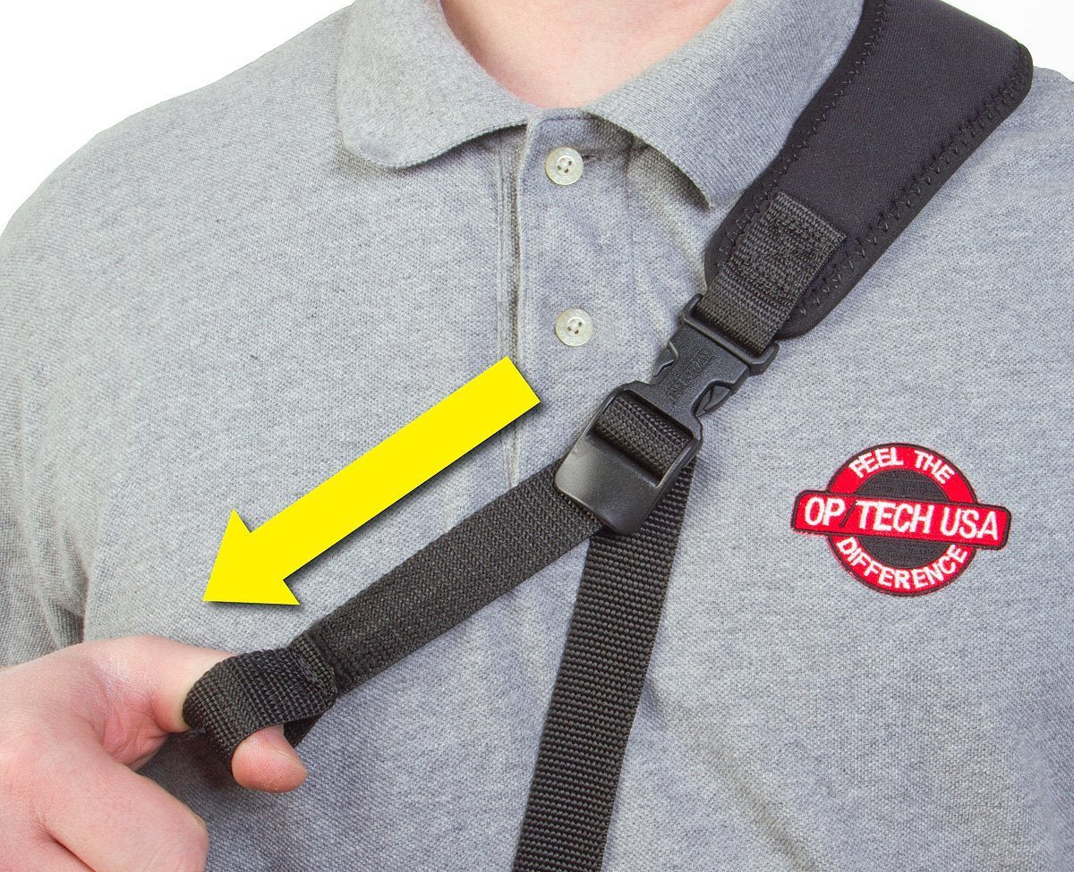 OP/TECH Utility Sling Camera Strap, XL, and Soft DSLR Pouch (D-Midsize) Kit - Image 5