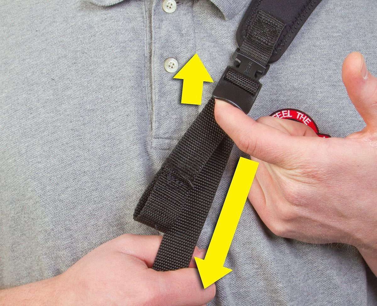 OP/TECH Utility Sling Camera Strap, XL, and Soft DSLR Pouch (D-Midsize) Kit - Image 6