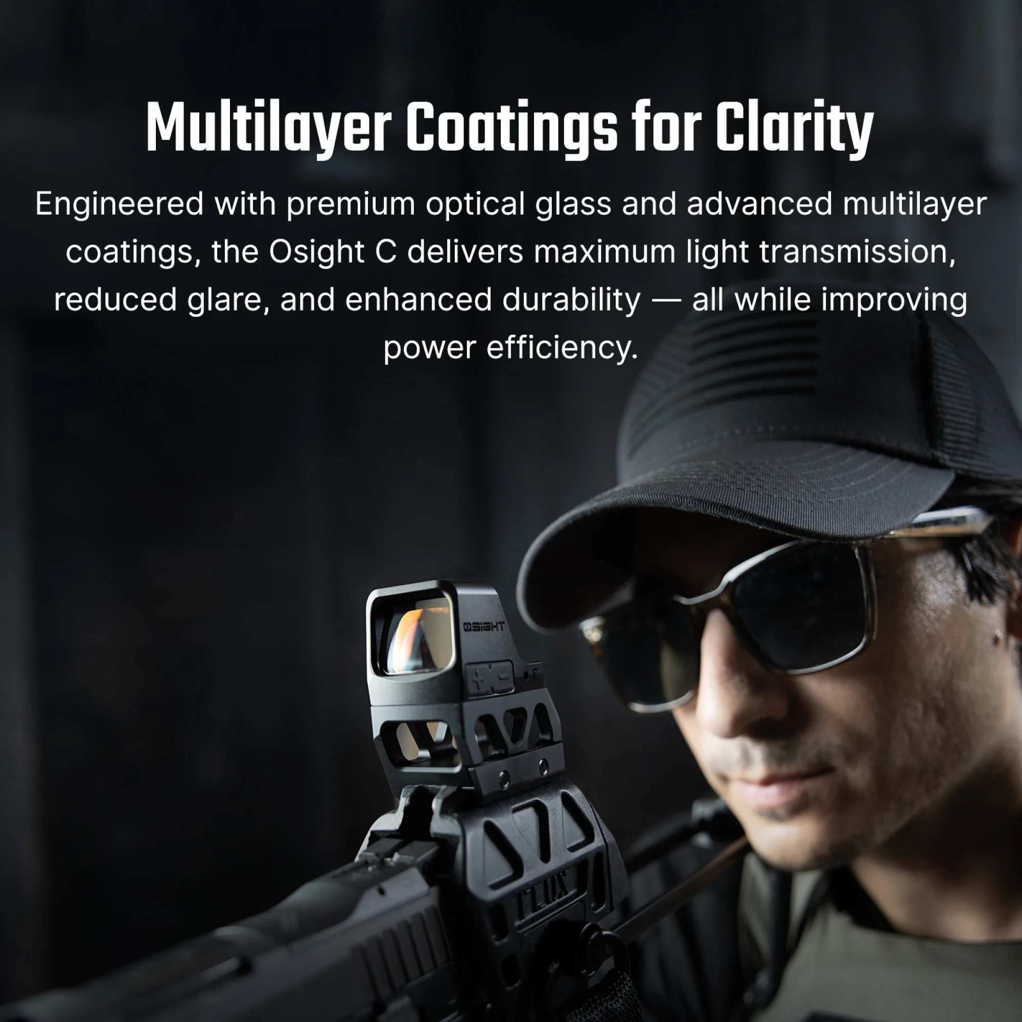 Osight C 3 MOA Red Dot and 32 MOA Circle Sight with Side-Loading Battery - Image 4