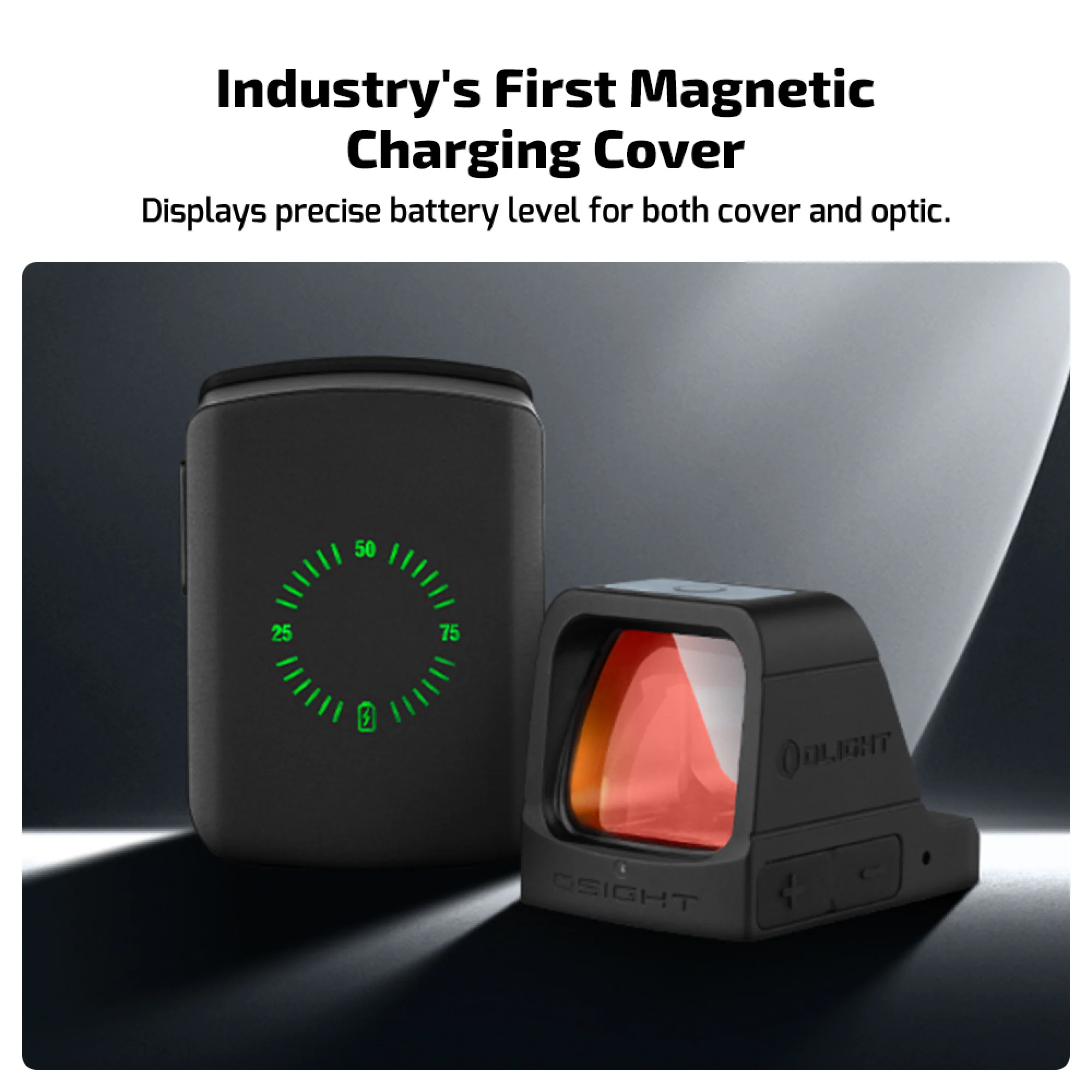 Olight Osight 3MOA Parallax Free Green Dot Sight with Magnetic Charging Cover - Image 7