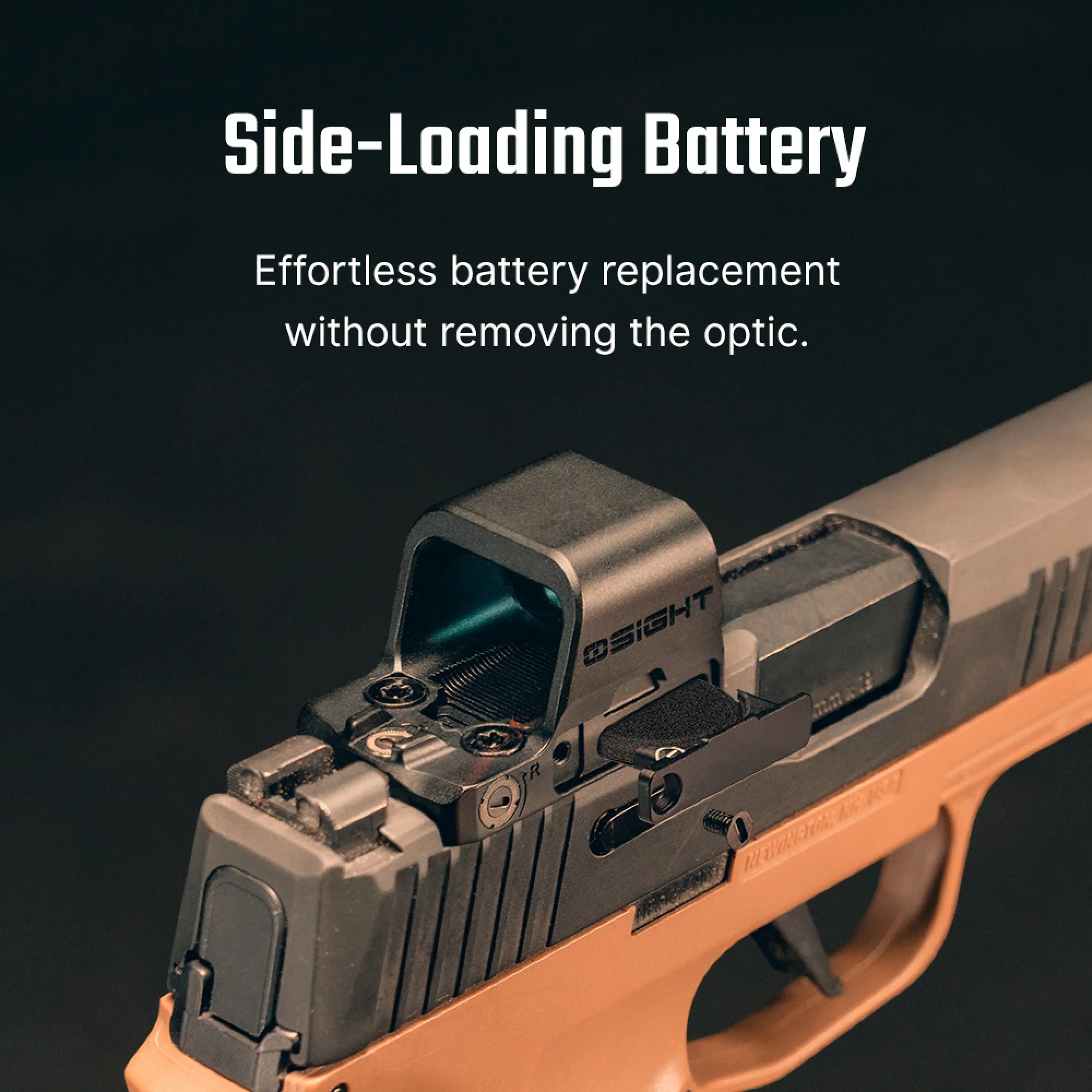 Osight K 6 MOA Red Dot Sight with RMSc Footprint and Side-Loading Battery - Image 6