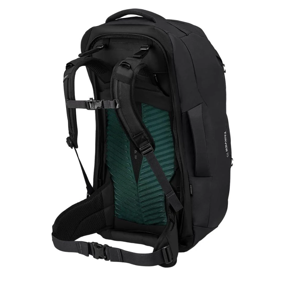 Osprey Fairview 70L Travel Backpack for Women with External Gear Attachment Loops (Black) - Image 2