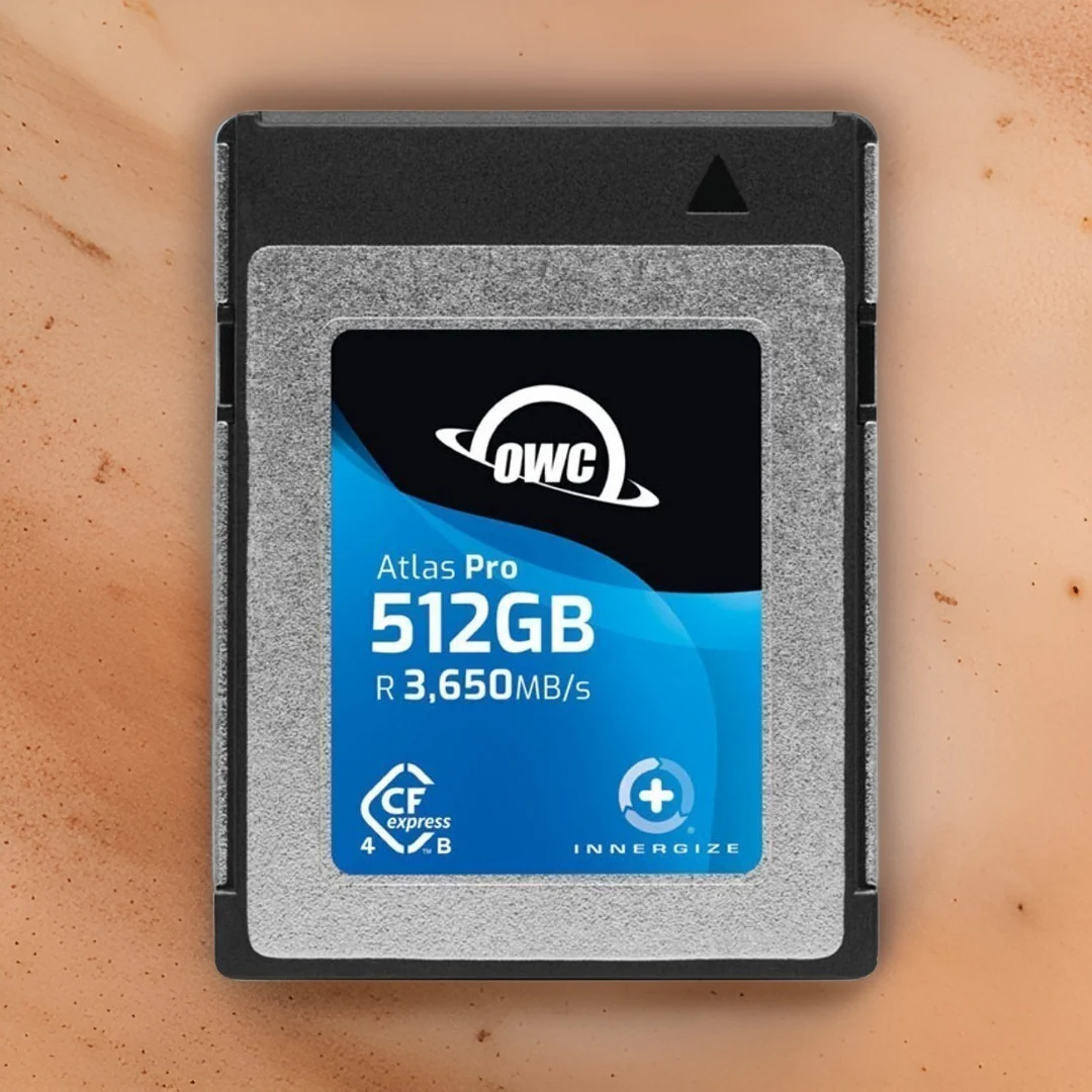 OWC 512GB Atlas Pro CFExpress 4.0 Type B Card with Thunderbolt (USB-C) with USB CFExpress Reader - Image 2