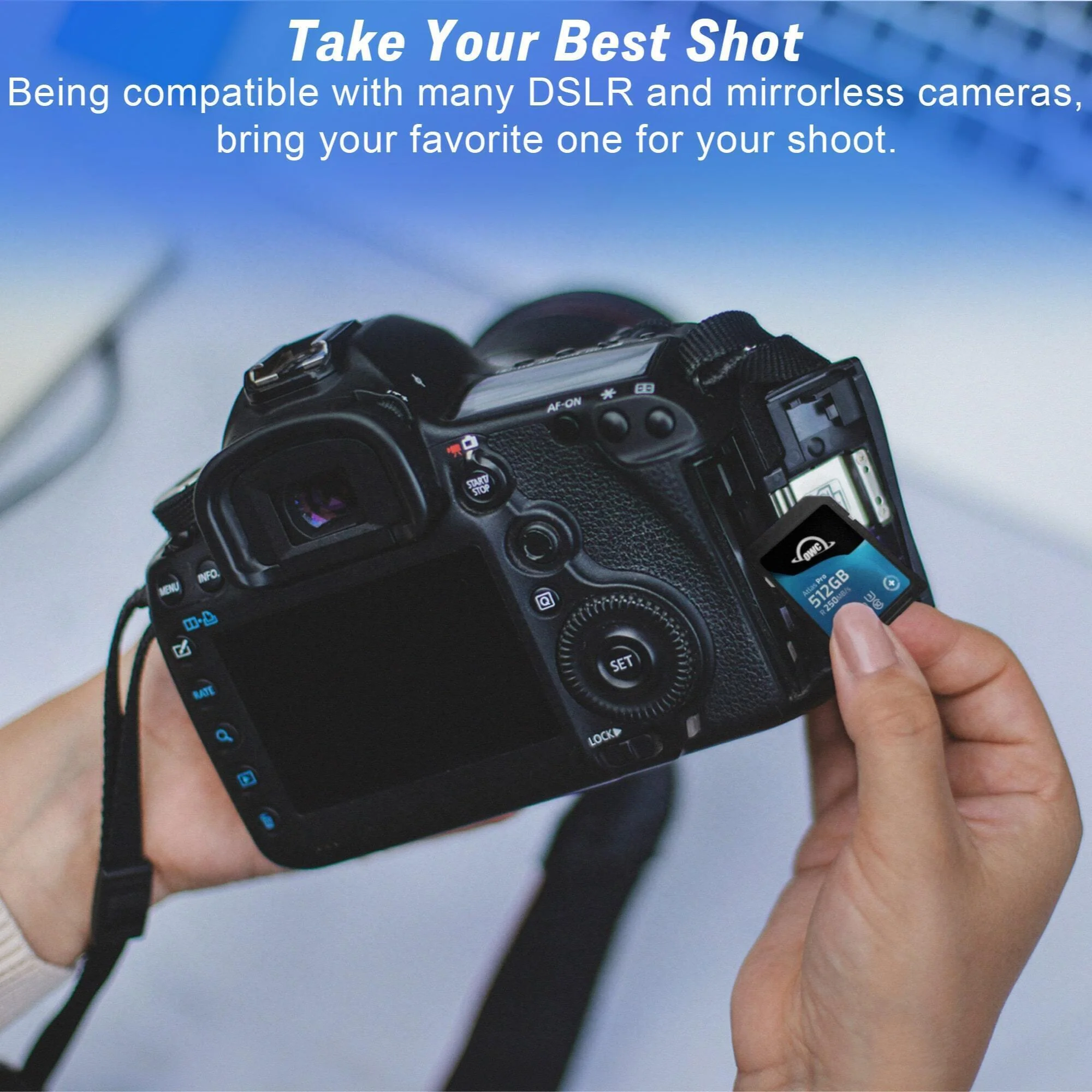 OWC 512GB Atlas Pro High-Performance SDXC UHS-II V60 Memory Card for DSLR and Mirrorless Functions - Image 4
