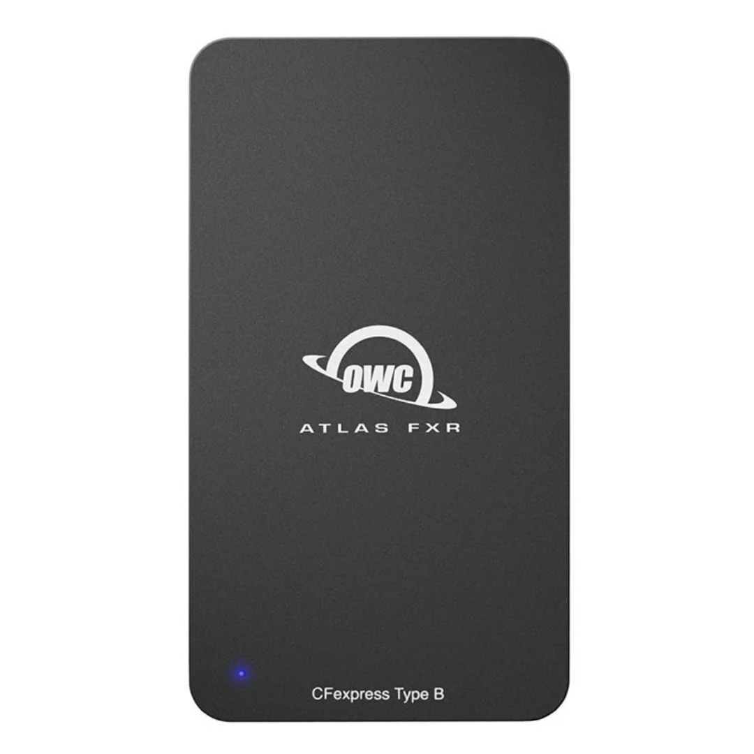 OWC Atlas FXR Thunderbolt (USB-C) USB CFexpress Card Reader for Filmmakers and Videographers