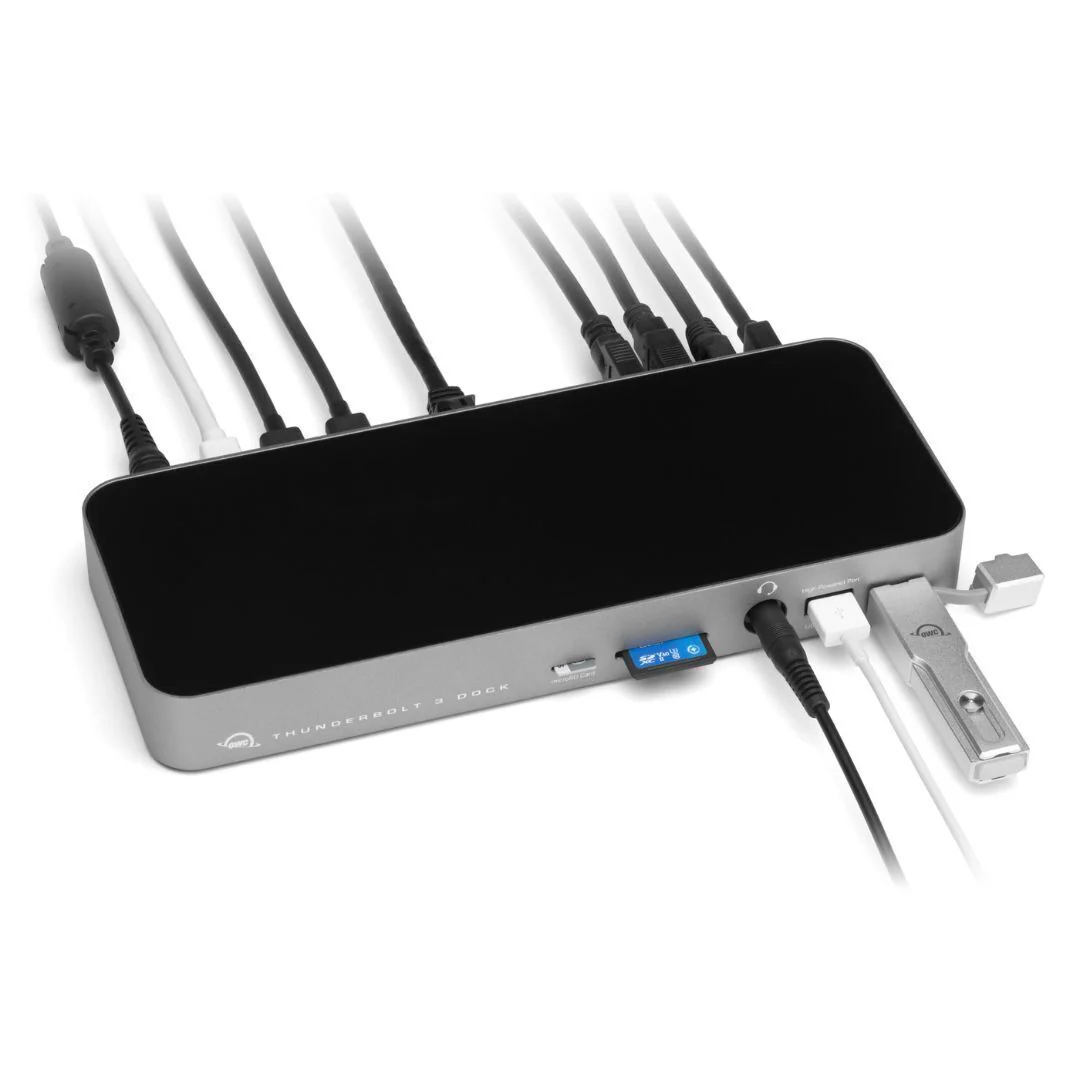 OWC 14-Port Thunderbolt Dock with Dock Ejector for Thunderbolt 3 Windows Pcs or Mac (Space Gray) - Image 4