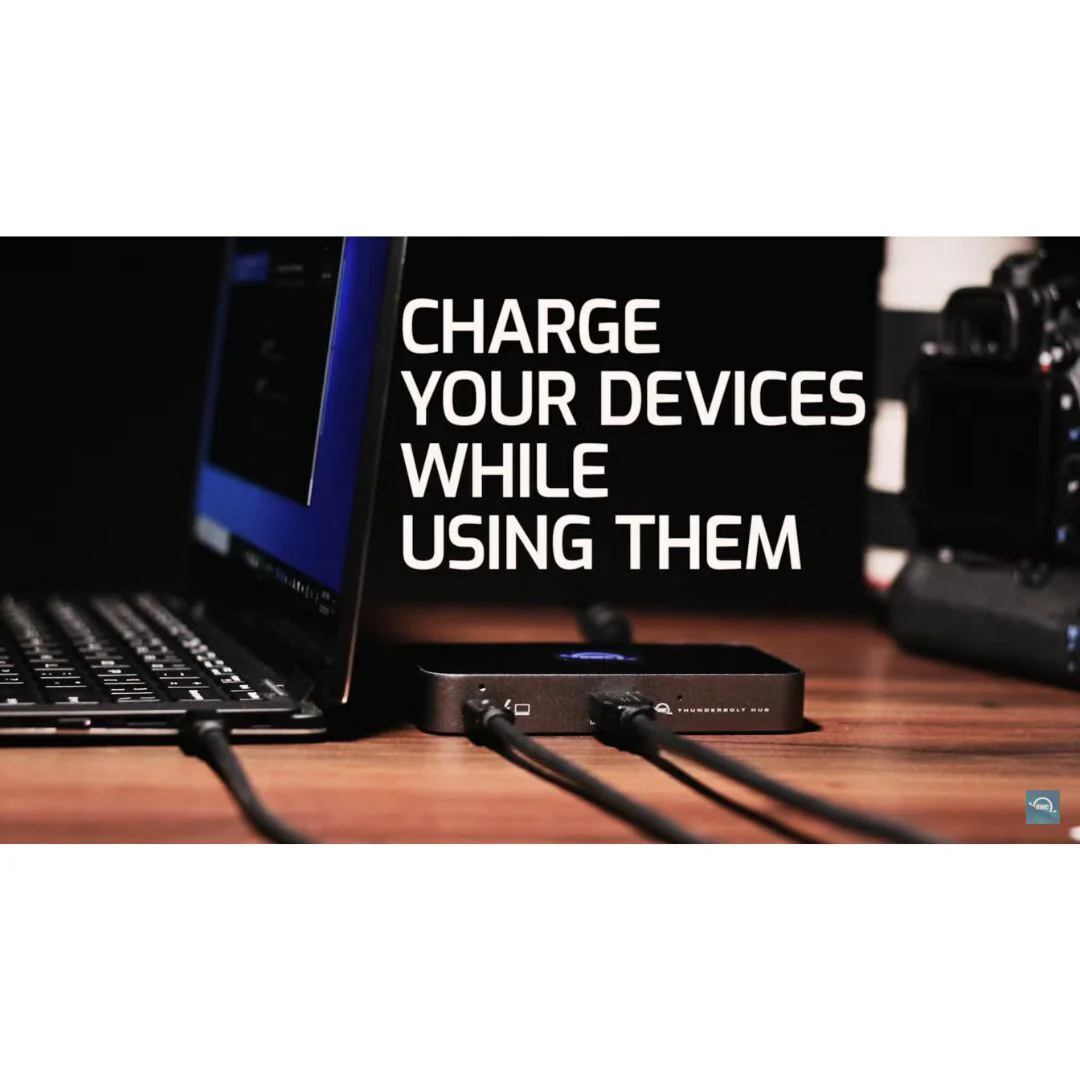 OWC Thunderbolt Hub with Three Thunderbolt 4 Ports and One USB Port for Thunderbolt 4 PC - Image 4