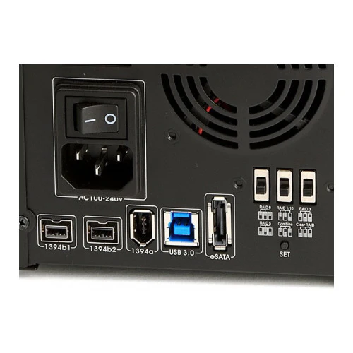 Oyen Digital 70TB Mobius 5-Bay FireWire 800/eSATA/USB 3.0 RAID Hard Drive Array - Image 5
