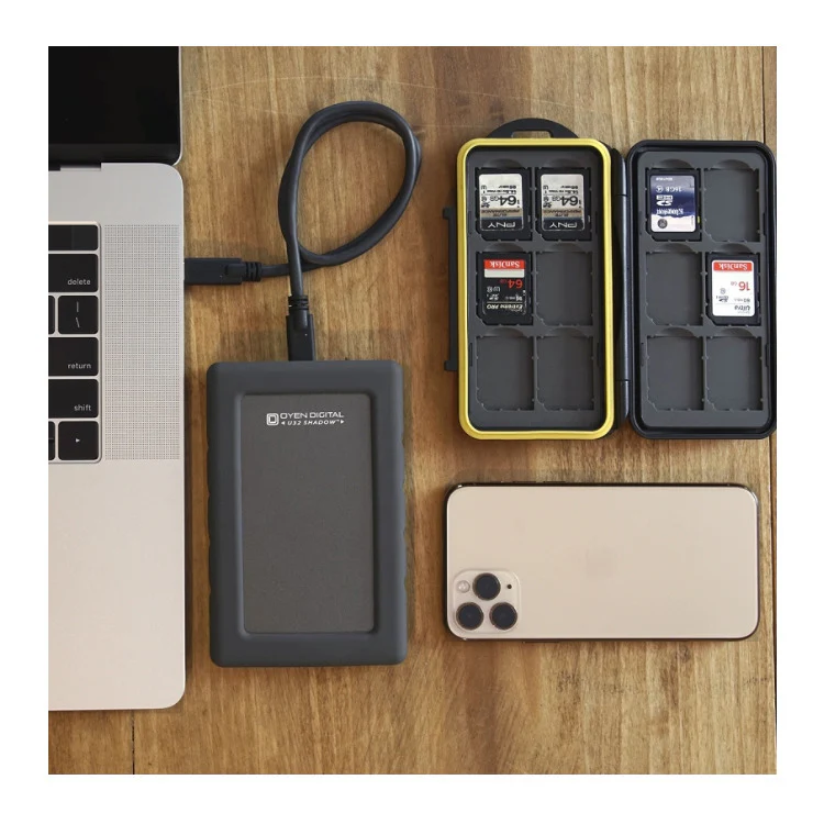 Oyen Digital U32 Shadow Dura, USB 3.1 Portable Hard Drive 2TB HDD (Slate Gray) - Image 6
