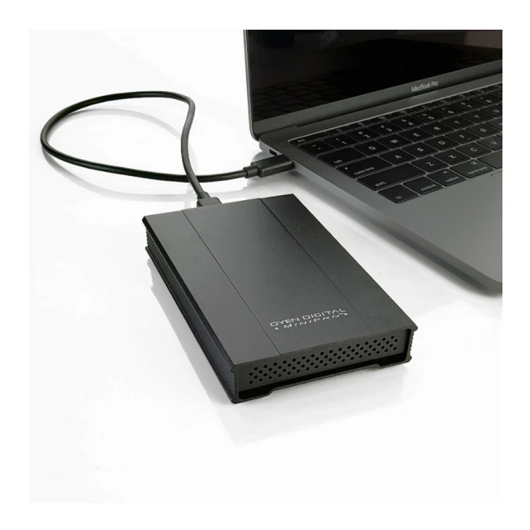 Oyen Digital 1.92TB MiniPro 3.1 USB-C Portable SSD (Black) - Image 4
