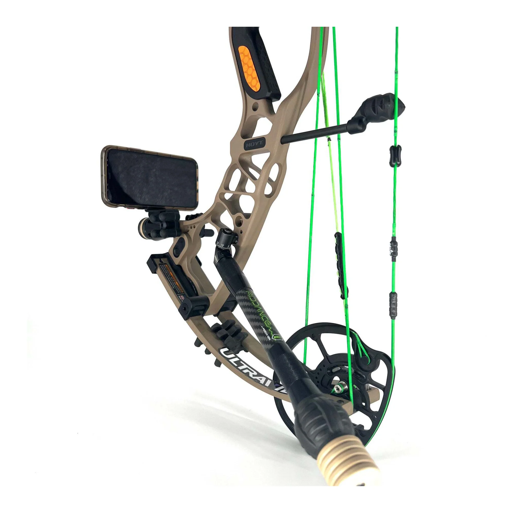 Painted Arrow Mag Pro Plus Stubby Smartphone Mount for Bows with Lower Threaded Stabilizer Port - Image 7