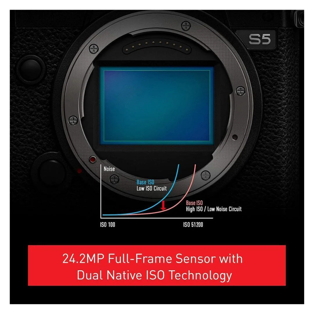 Panasonic LUMIX S5 Full-Frame Mirrorless Camera with 20-60mm Lens (Certified Refurbished) - Image 3