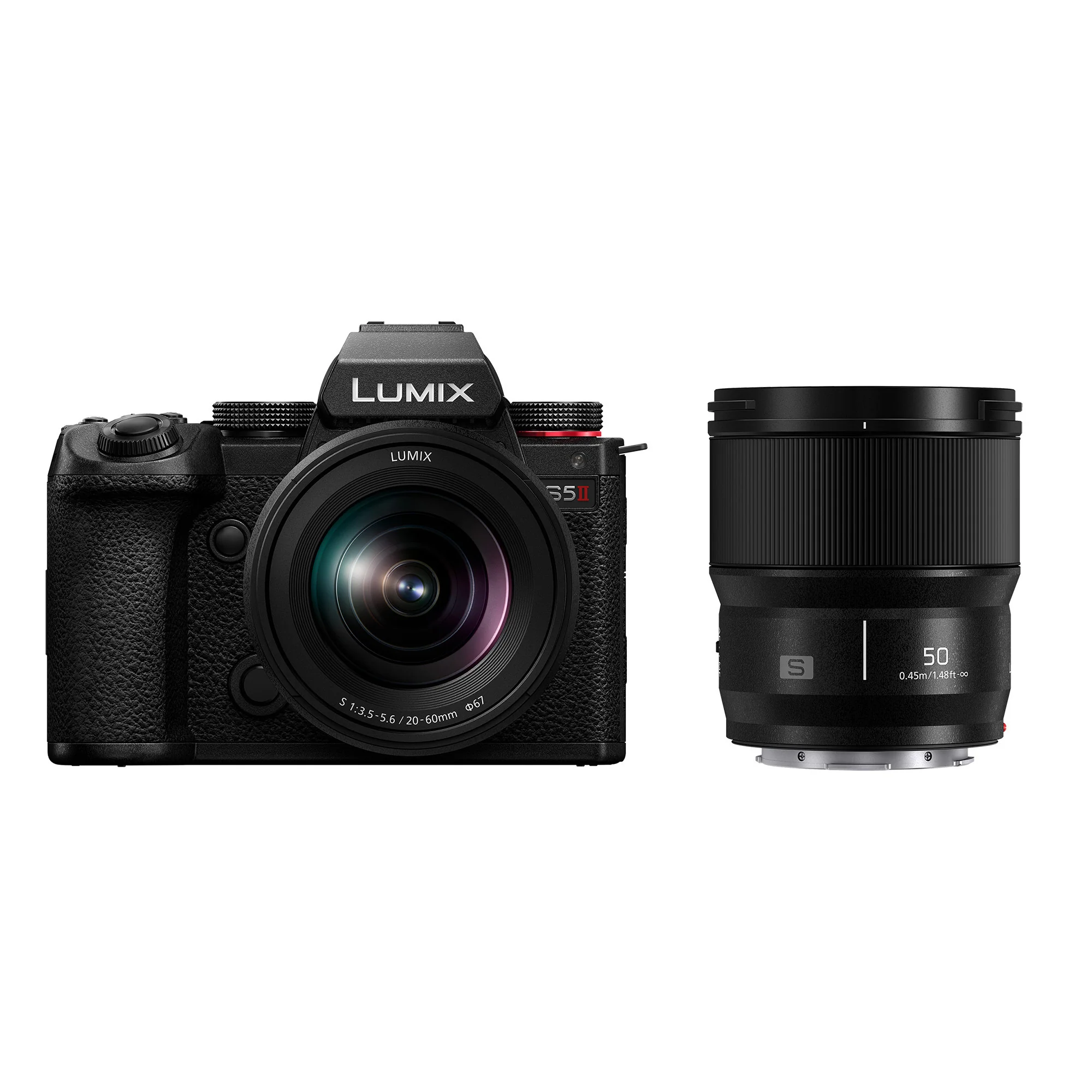 Panasonic Lumix DC-S5M2 Mirrorless Camera Kit (20–60mm, 50mm) (Open Box)