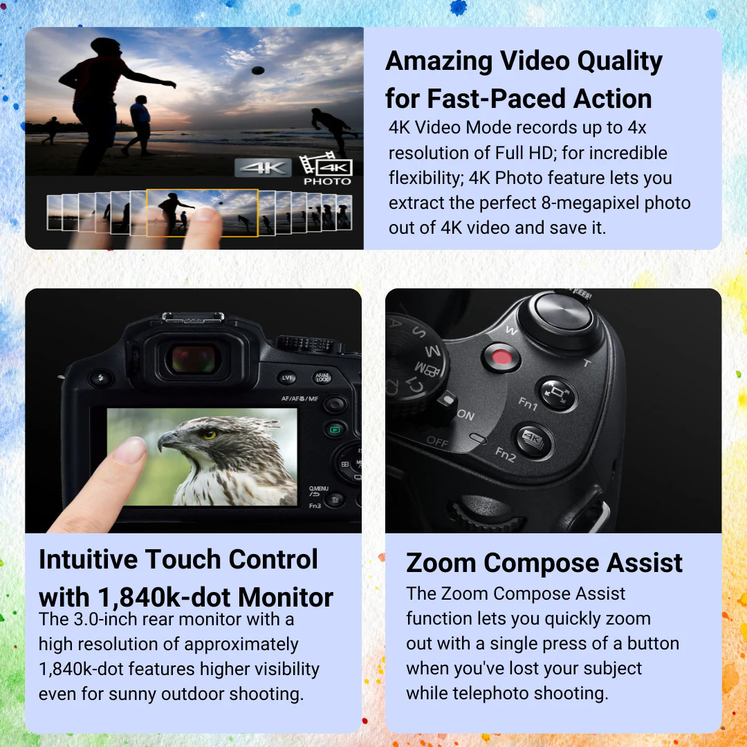 Panasonic LUMIX FZ80D Compact Camera - Image 4