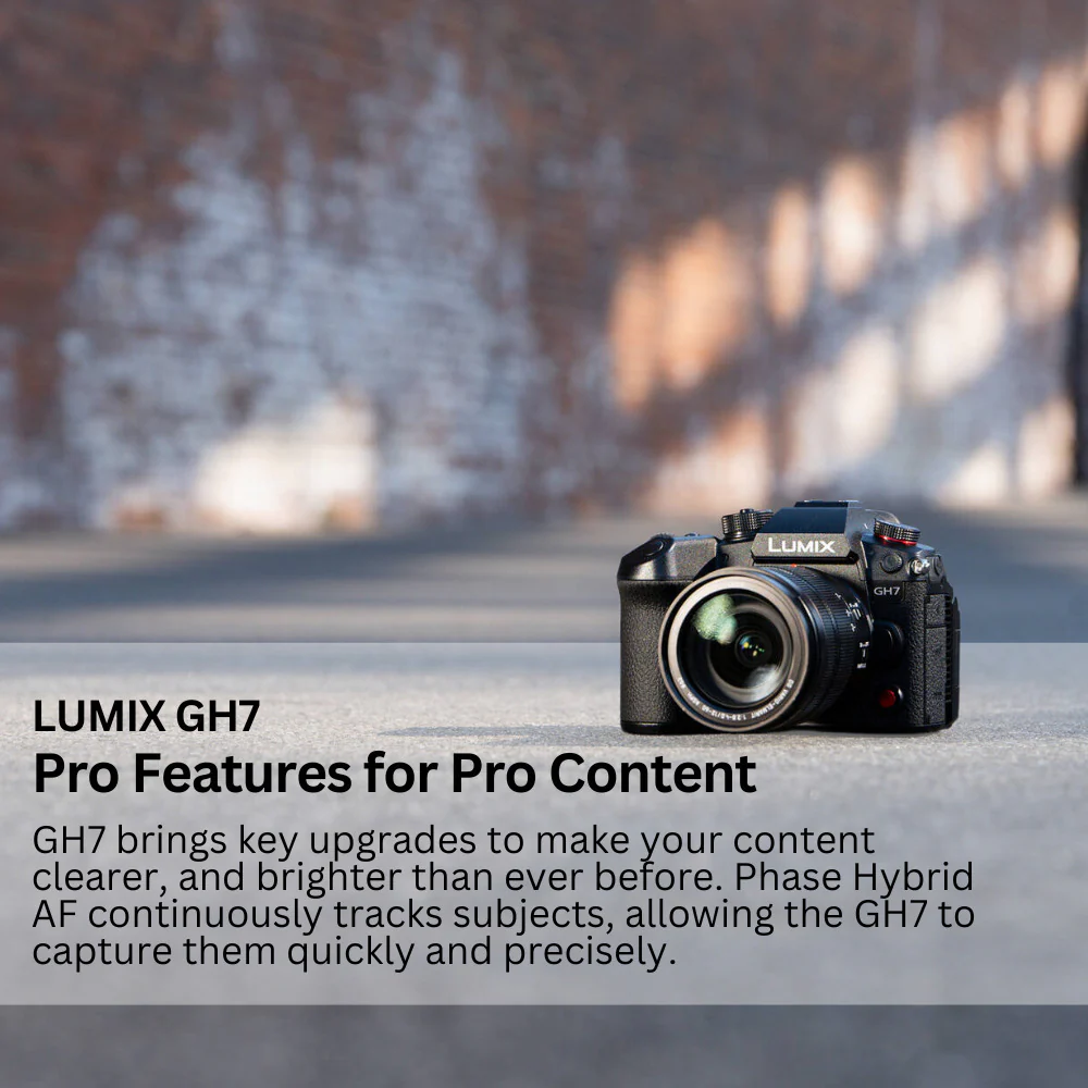 Panasonic LUMIX GH7 Micro Four-Thirds Mirrorless Camera Body with 128GB CFexpress Memory Card Bundle - Image 2