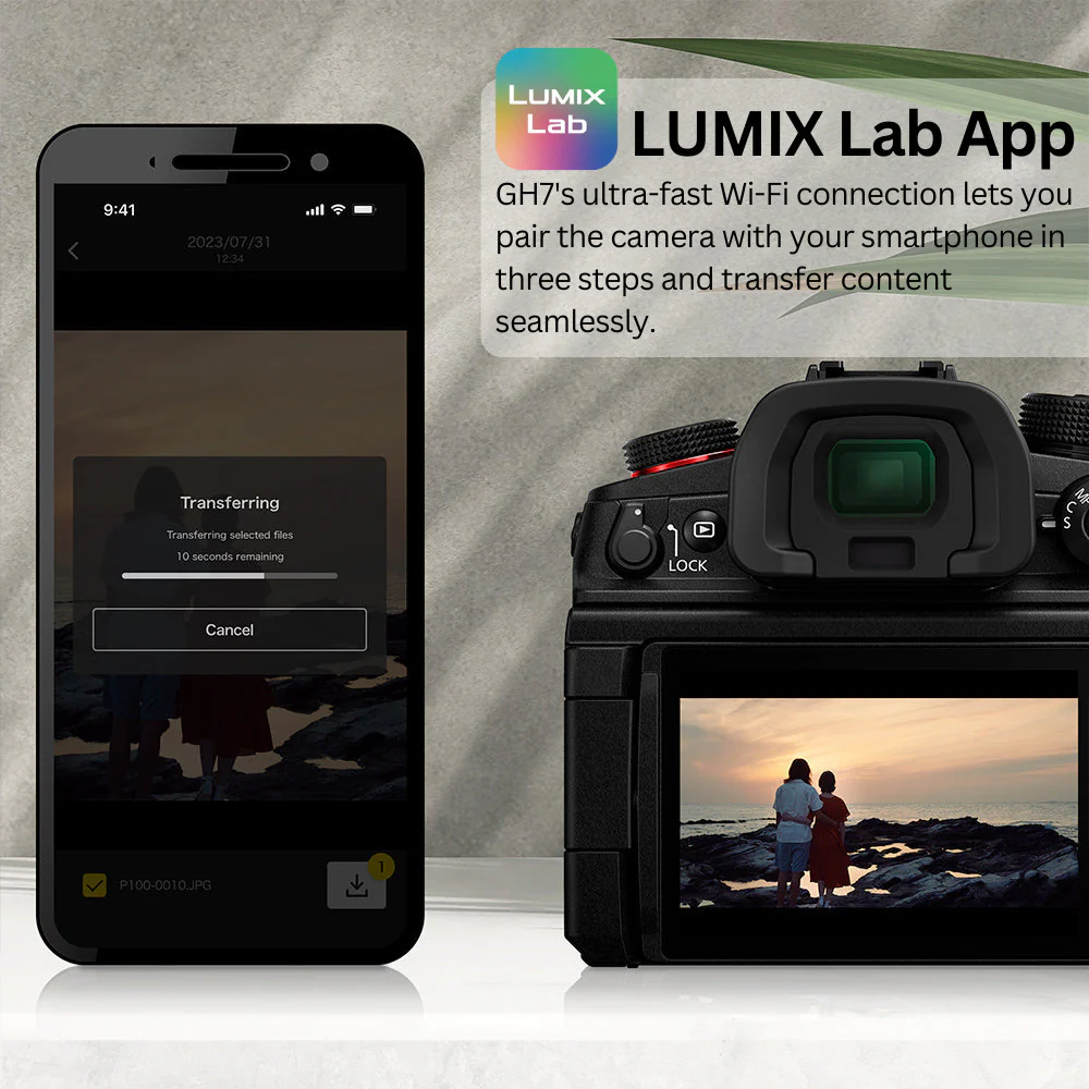 Panasonic LUMIX GH7 Micro Four-Thirds Mirrorless Camera Body with 128GB SD Card and USB-C Hub Bundle - Image 5