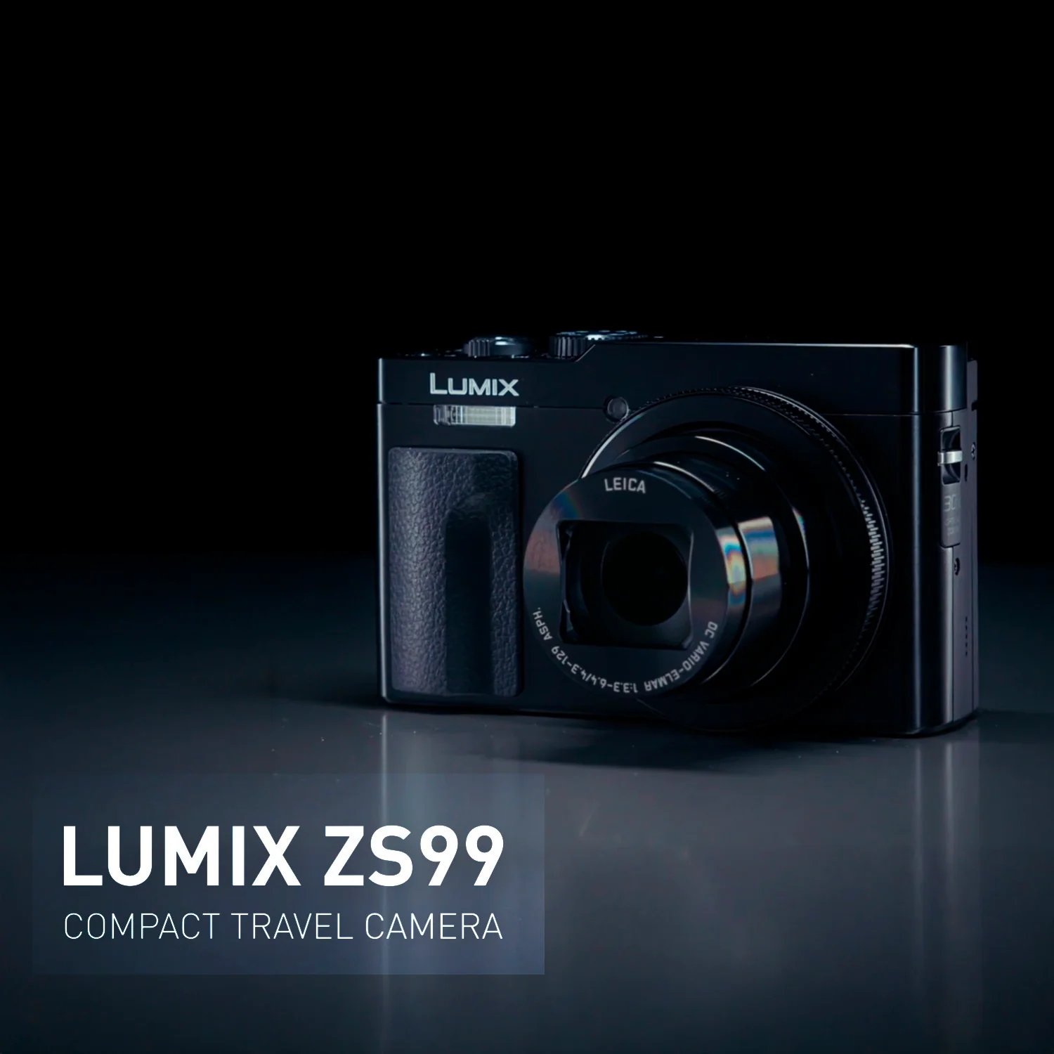 Panasonic LUMIX ZS99 30x Zoom Point and Shoot Compact Digital Camera (Black) and Memory Card Bundle - Image 2