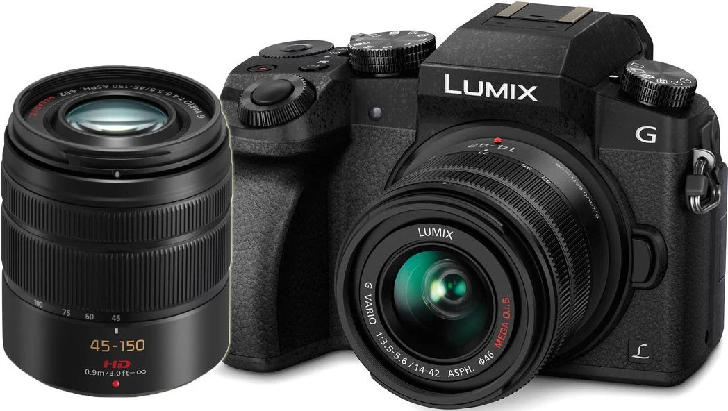 Panasonic Lumix DMC-G7 Dual Lens Kit (14–42mm, 45–150mm) (Open Box) - Image 6