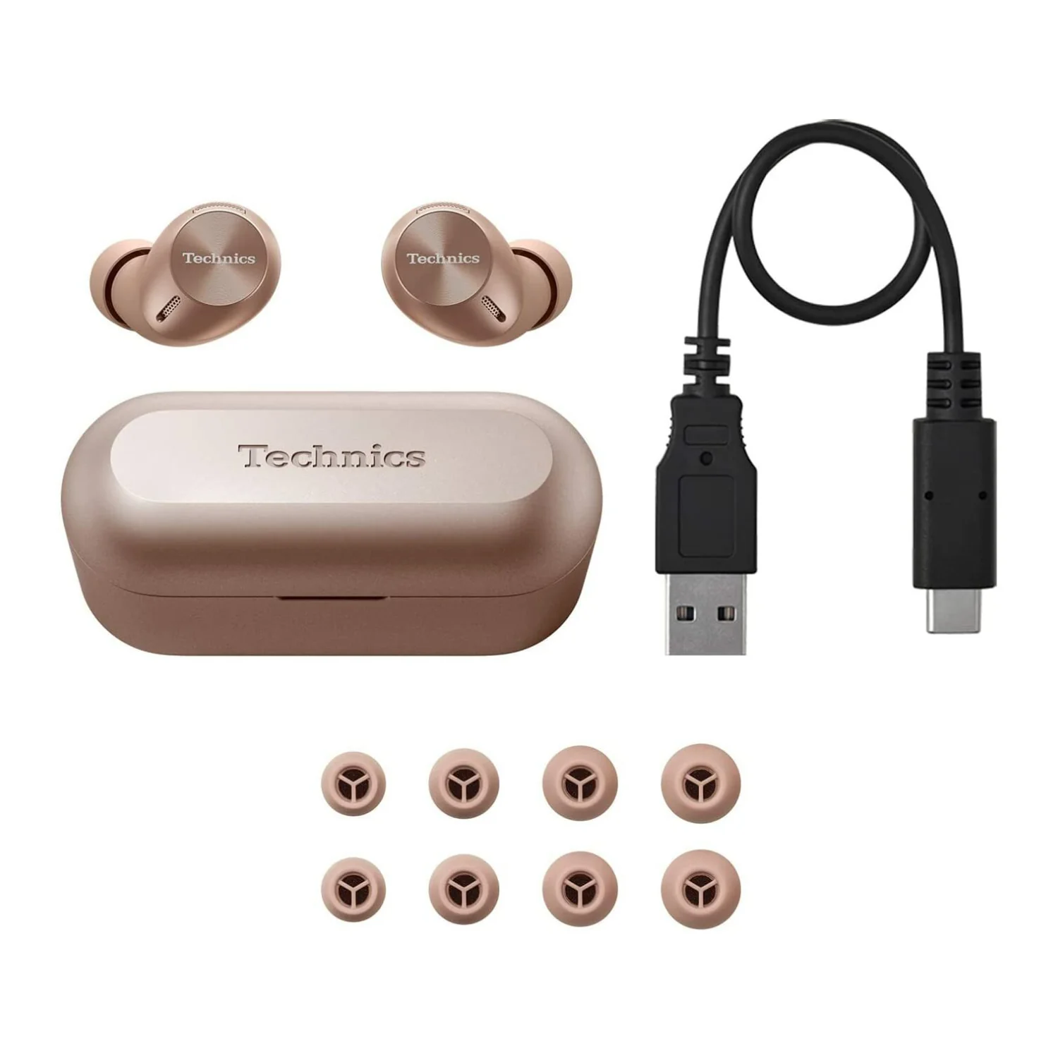 Technics EAH-AZ40-N True Wireless Earbuds (Rose Gold) - Image 3