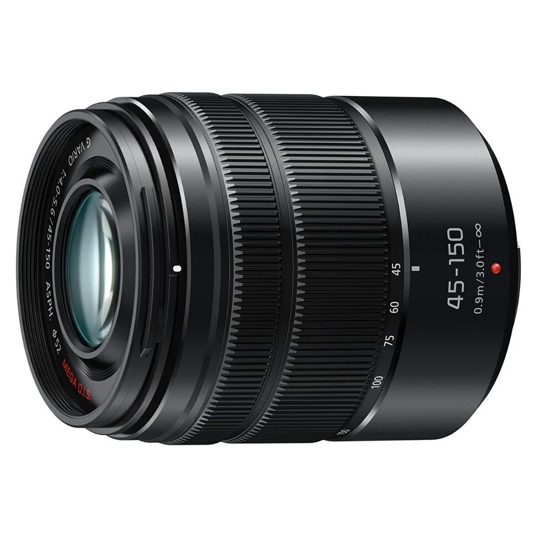 Panasonic LUMIX G VARIO 45-150mm f/4-5.6 Lens (H-FS45150) (Black) (Certified Refurbished)