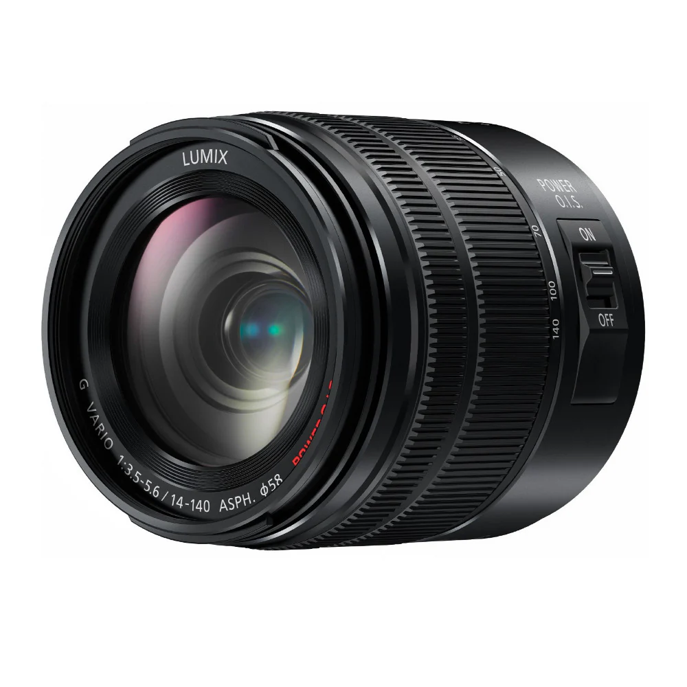Panasonic LUMIX G VARIO 14-140mm f/3.5-5.6 II Lens, Power O.I.S. (Black) (Certified Refurbished)