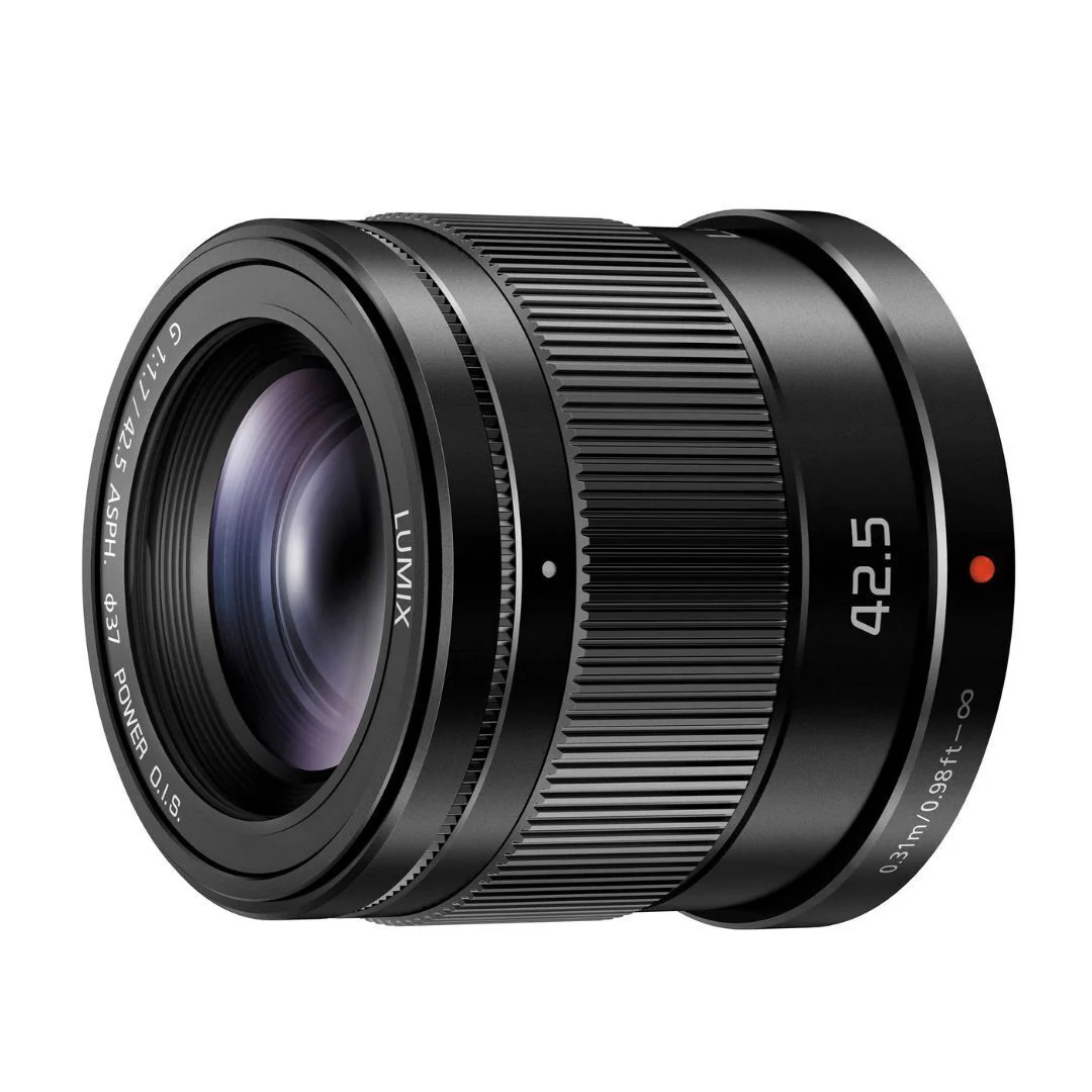 Panasonic LUMIX G 42.5mm f/1.7 ASPH Lens (Black) (Certified Refurbished)