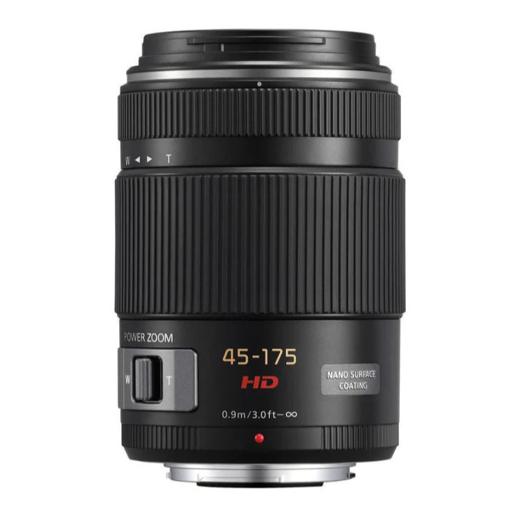 Panasonic Lumix G X Vario Power Zoom 45-175mm f/4.0-5.6 ASPH Lens (Black)
