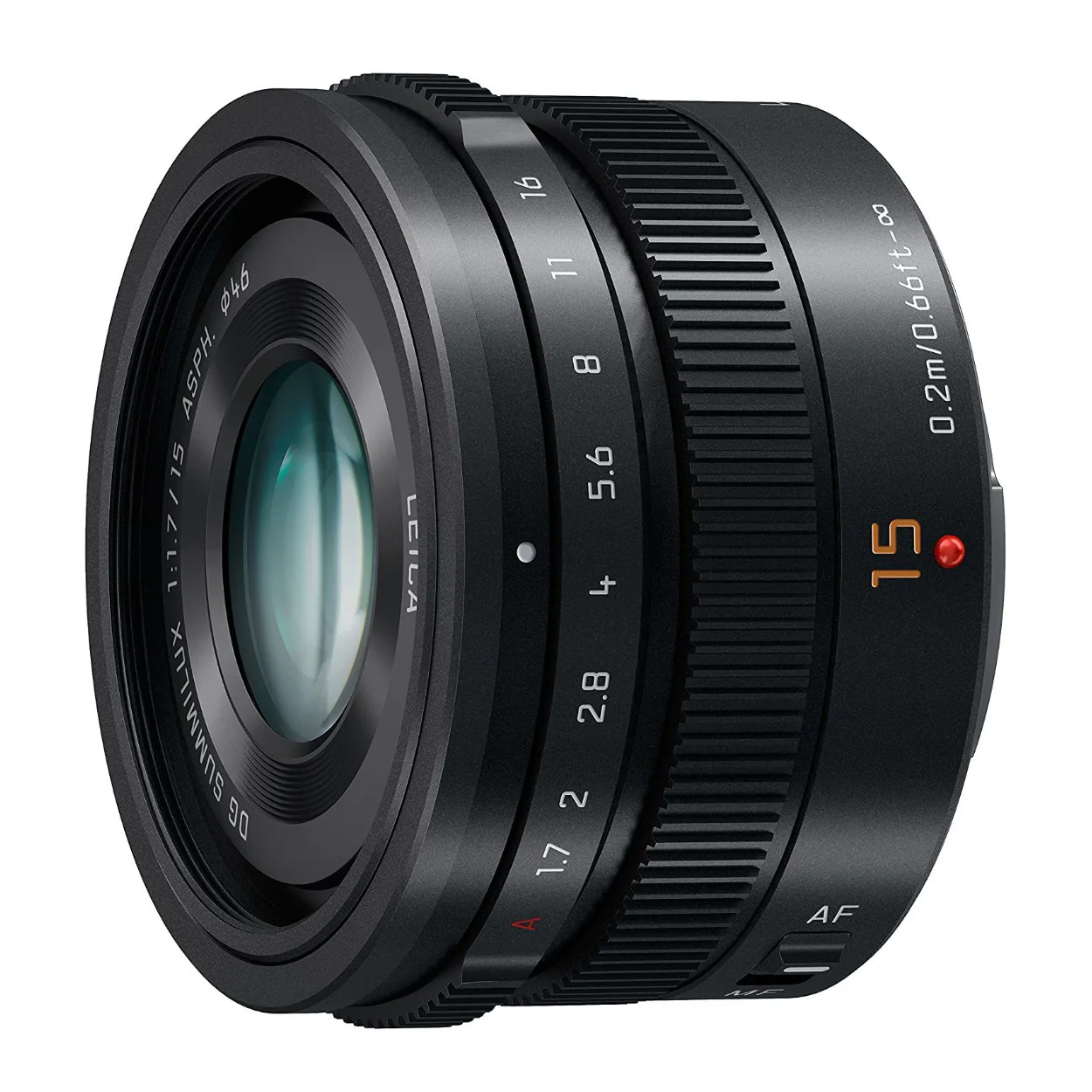Panasonic LUMIX G Leica DG Summilux 15mm f/1.7 ASPH. Lens (Black) - Image 3