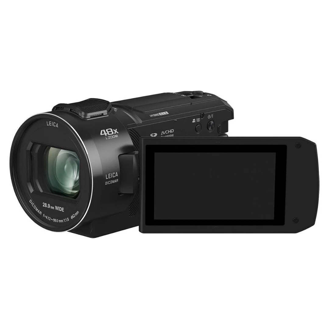 Panasonic HC-V800K HD Camcorder, Leica DICOMAR 25-600mm Zoom (Black) (Certified Refurbished) - Image 3