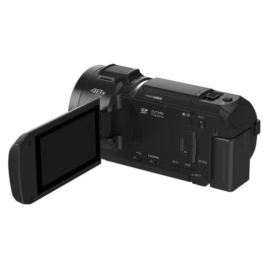 Panasonic HC-V800K HD Camcorder, Leica DICOMAR 25-600mm Zoom (Black) (Certified Refurbished) - Image 4