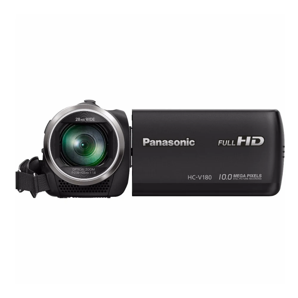Panasonic HC-V180K Full HD 1080p Camcorder with 12" Spider Tripod and 32GB SD Card Bundle - Image 5