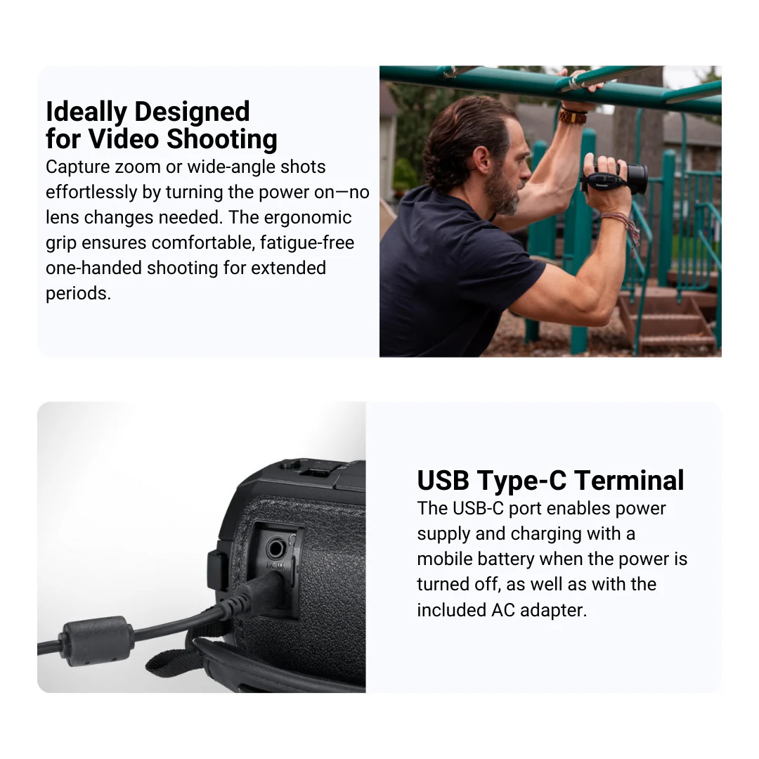 Panasonic V900 Full HD Camcorder 24x Optical Zoom (Black) with 128GB SDXC Memory Card Bundle - Image 3