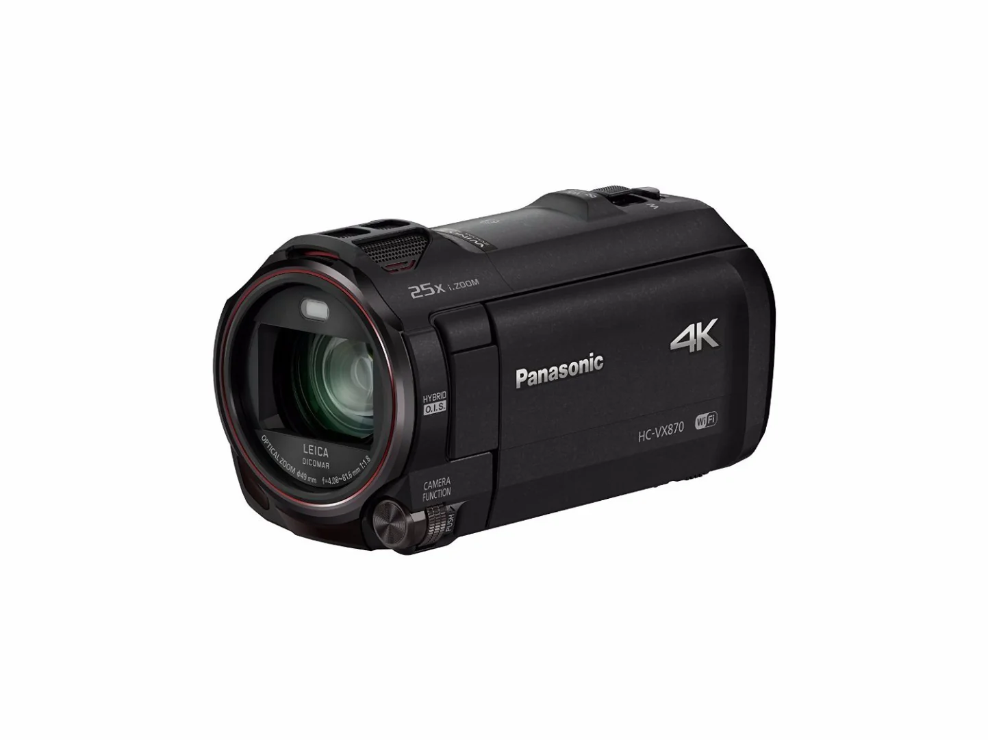 Panasonic Hc-VX870 4K Ultra HD Camcorder With 64GB SD Memory Card and Travel Tripod Bundle - Image 2