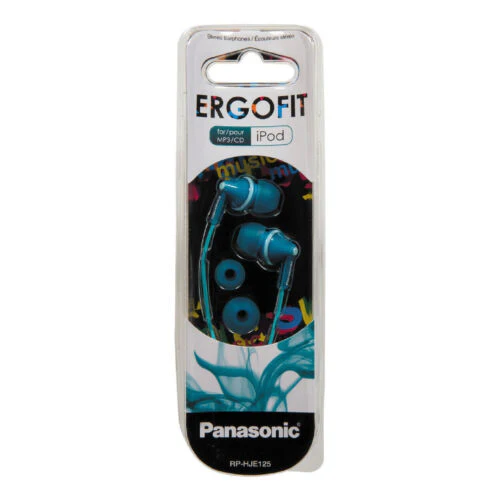 Panasonic ErgoFit In-Ear Earbud Headphones (Turquoise) - Image 3