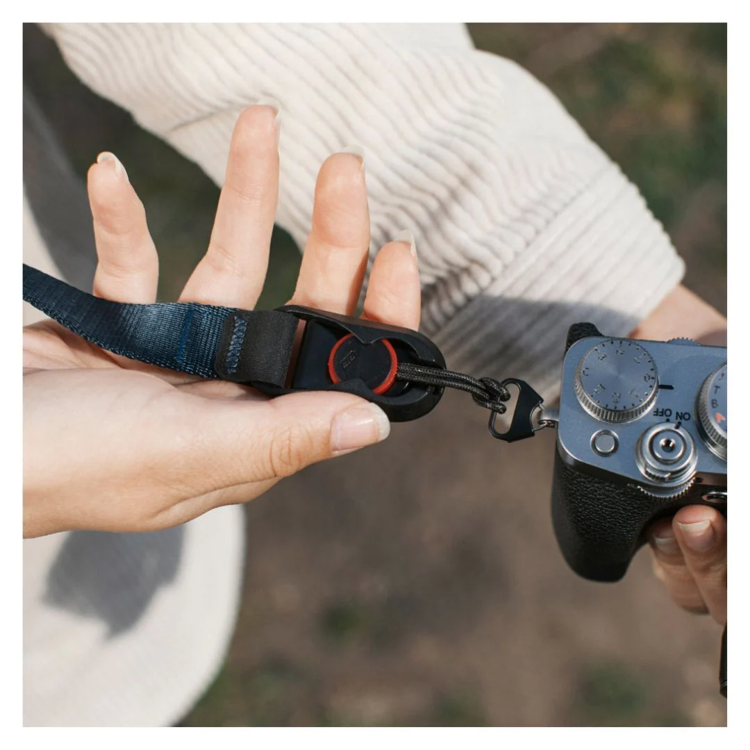 Peak Design Cuff Camera Wrist Strap with Magnetic Clasp and Upgraded Webbing (Midnight Blue) - Image 6